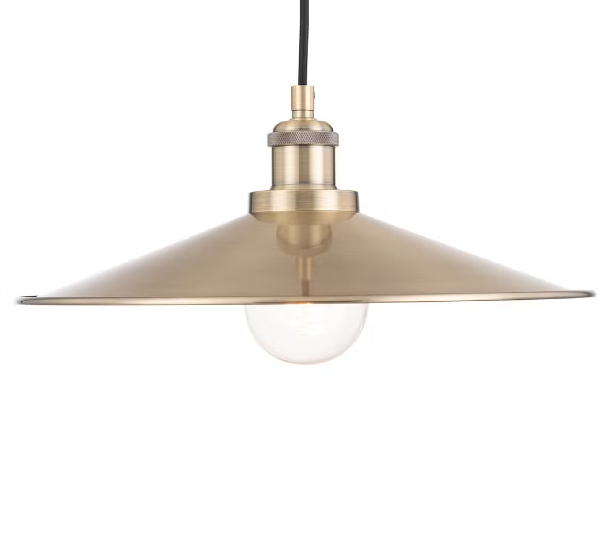 Pendant lamp 1-light metal powder-coated