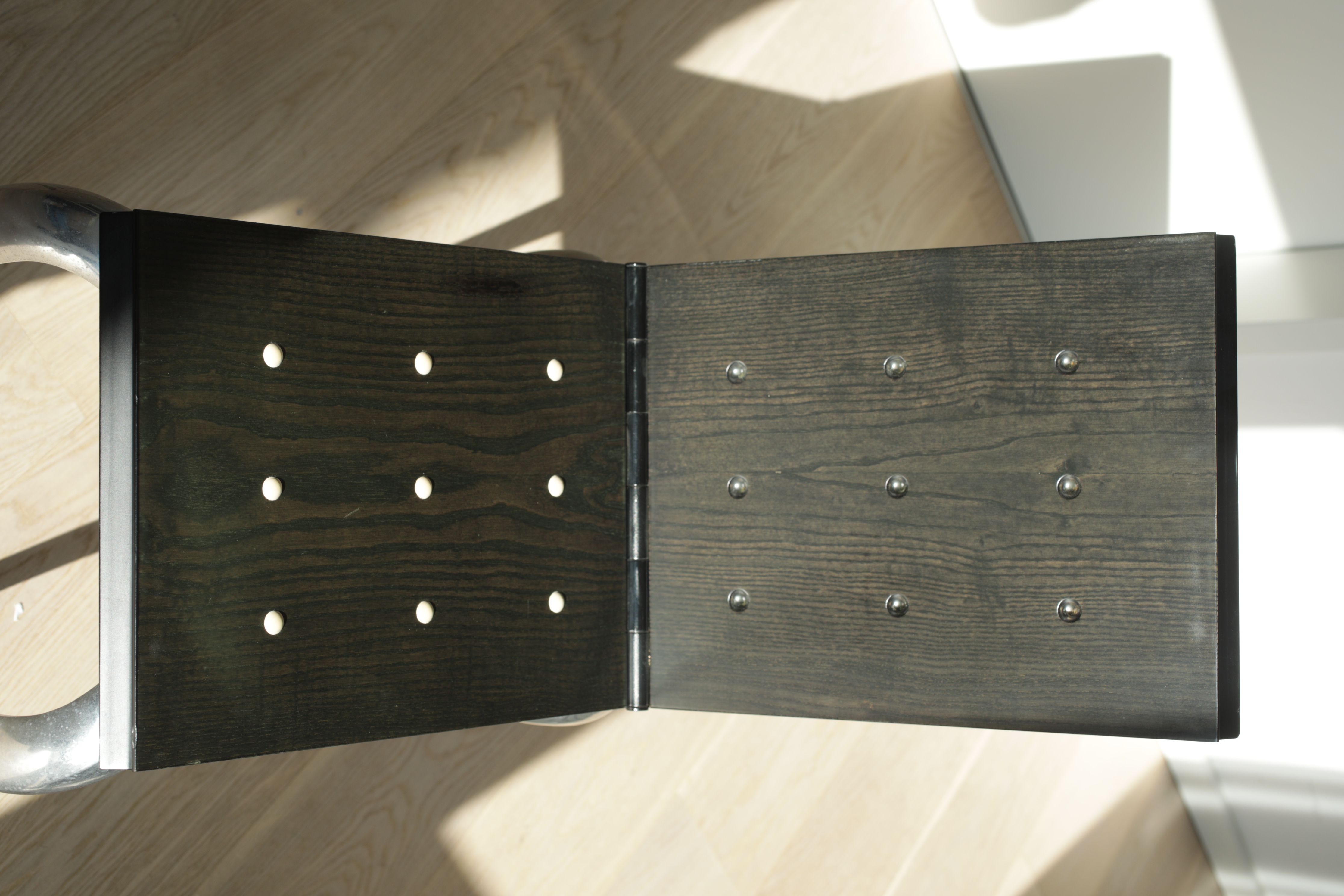 2x Lola Mundo Table Chair Philippe Starck Wood Black