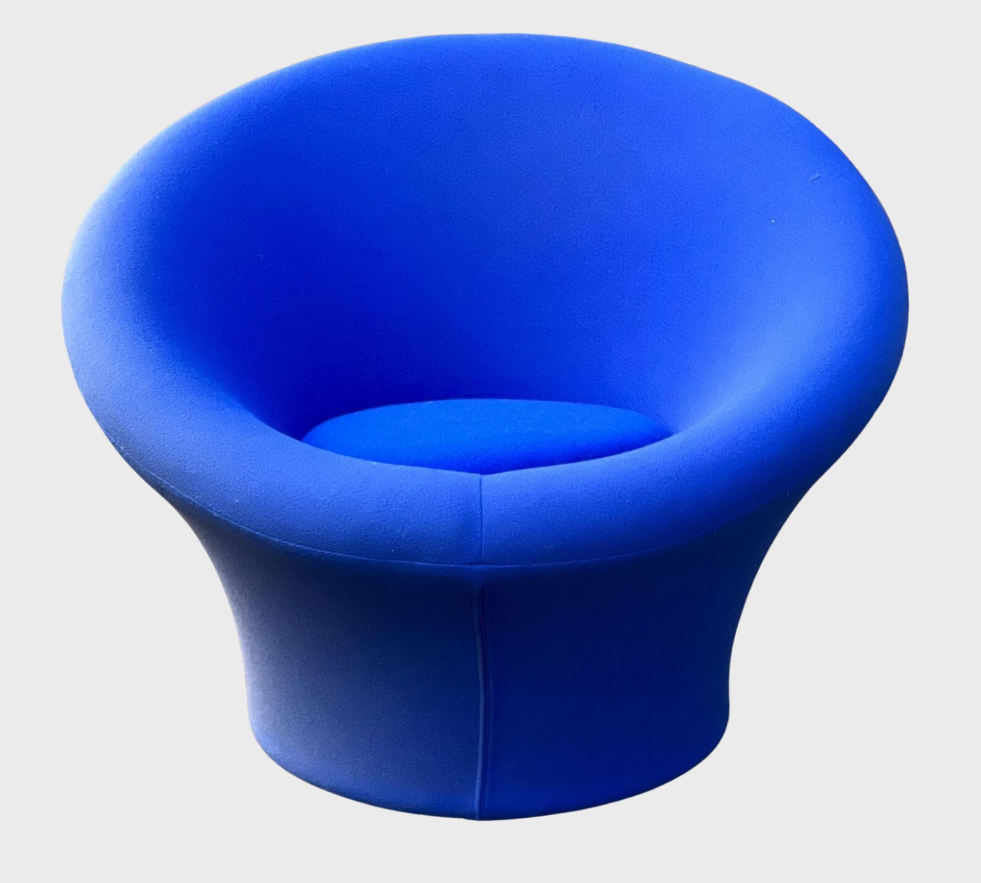 Mushroom Sessel von Pierre Paulin Wolle Blau