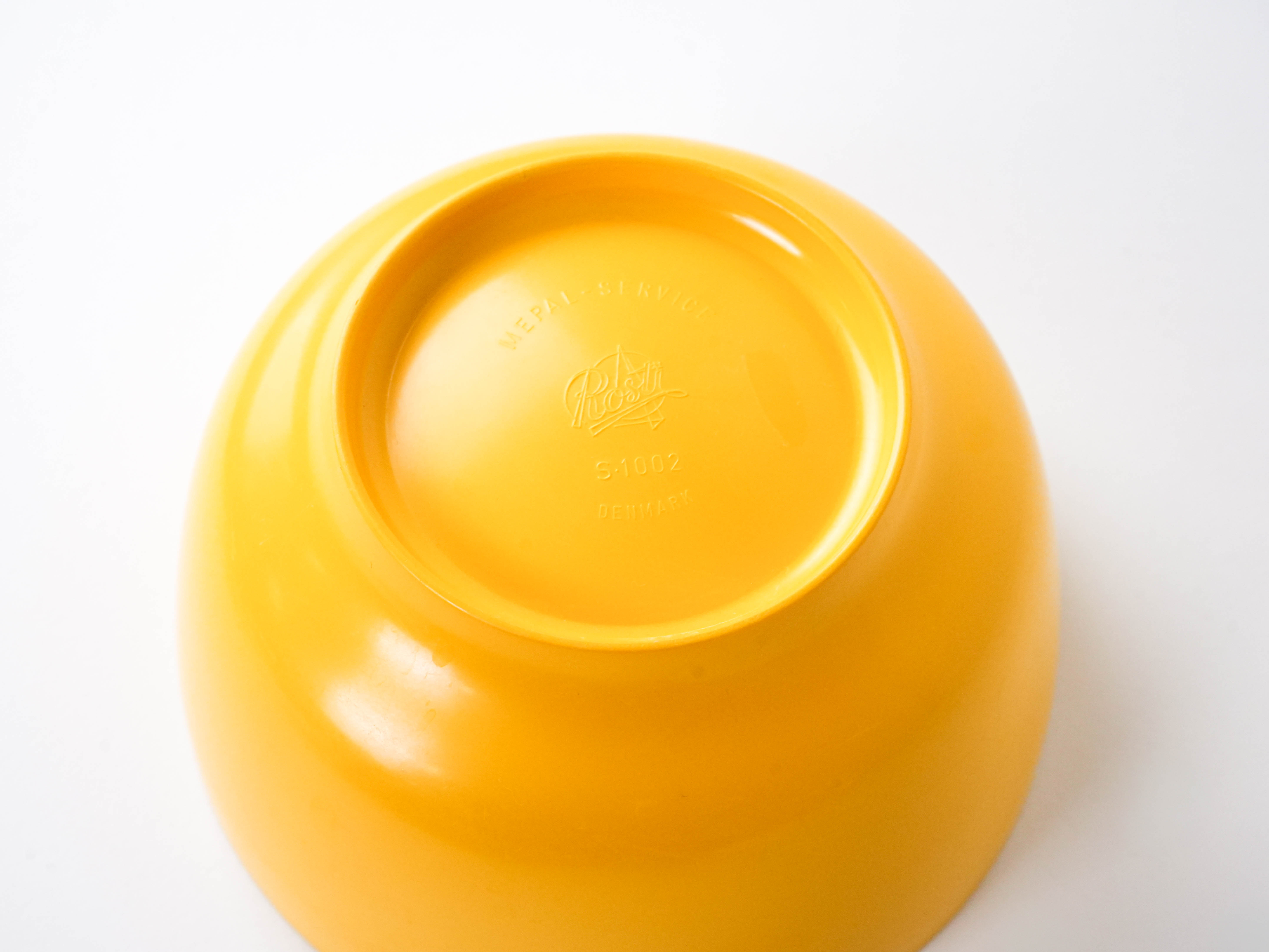 Bowl 1960s Yellow