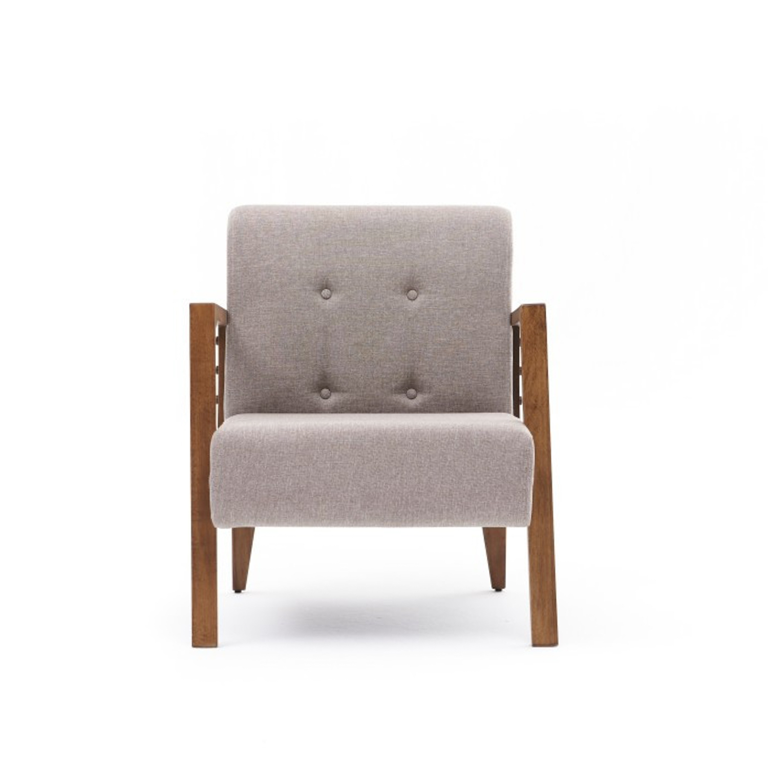 Kemer Sessel Holzfurnier Cream