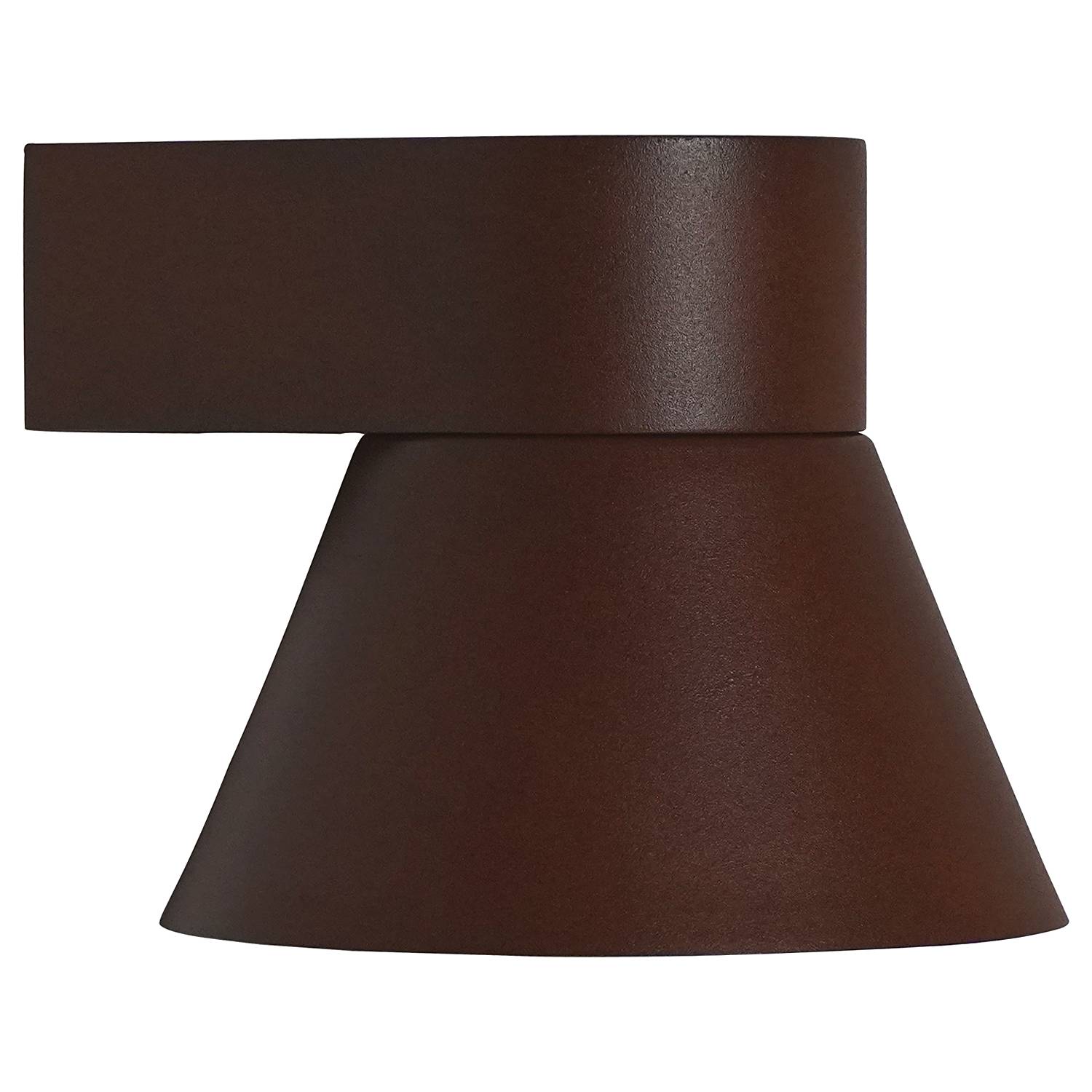 Kyklop Cone Wandleuchte Aluminium Braun 1-flammig