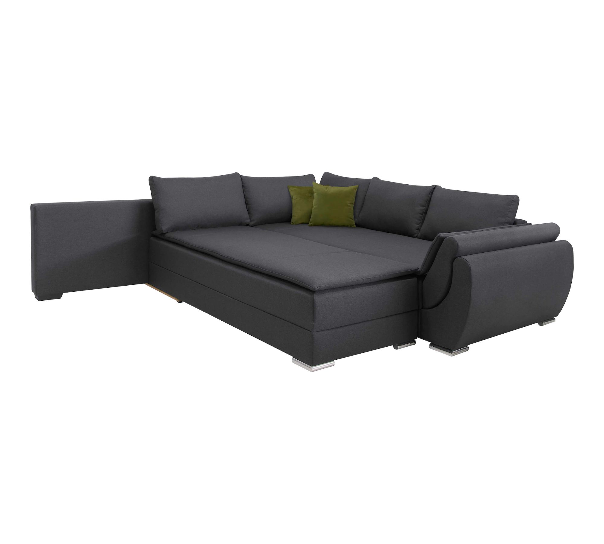 Ecksofa mit Bett Funktion und Matratze 