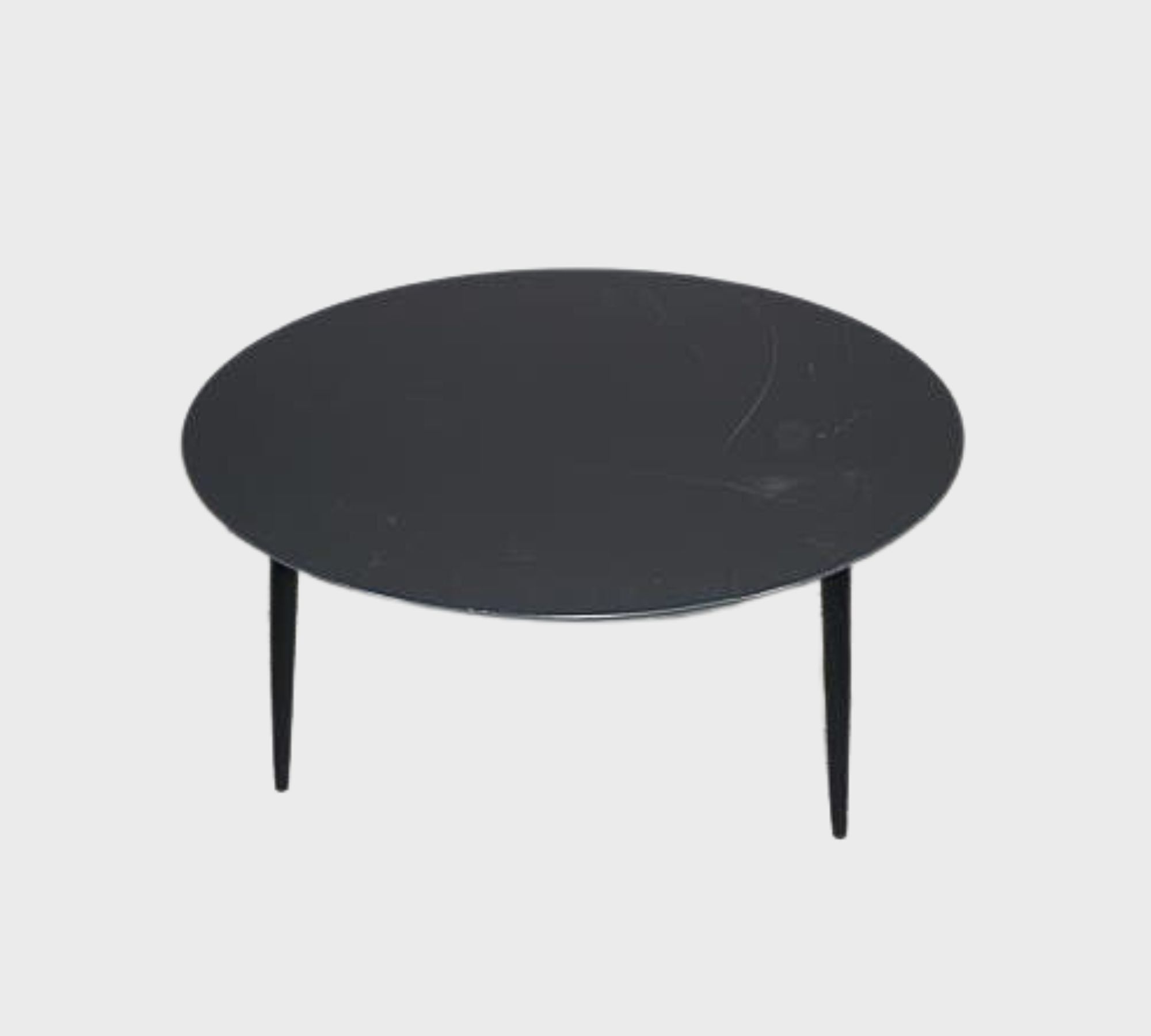 Reece Couchtisch Schwarz Ø 90cm