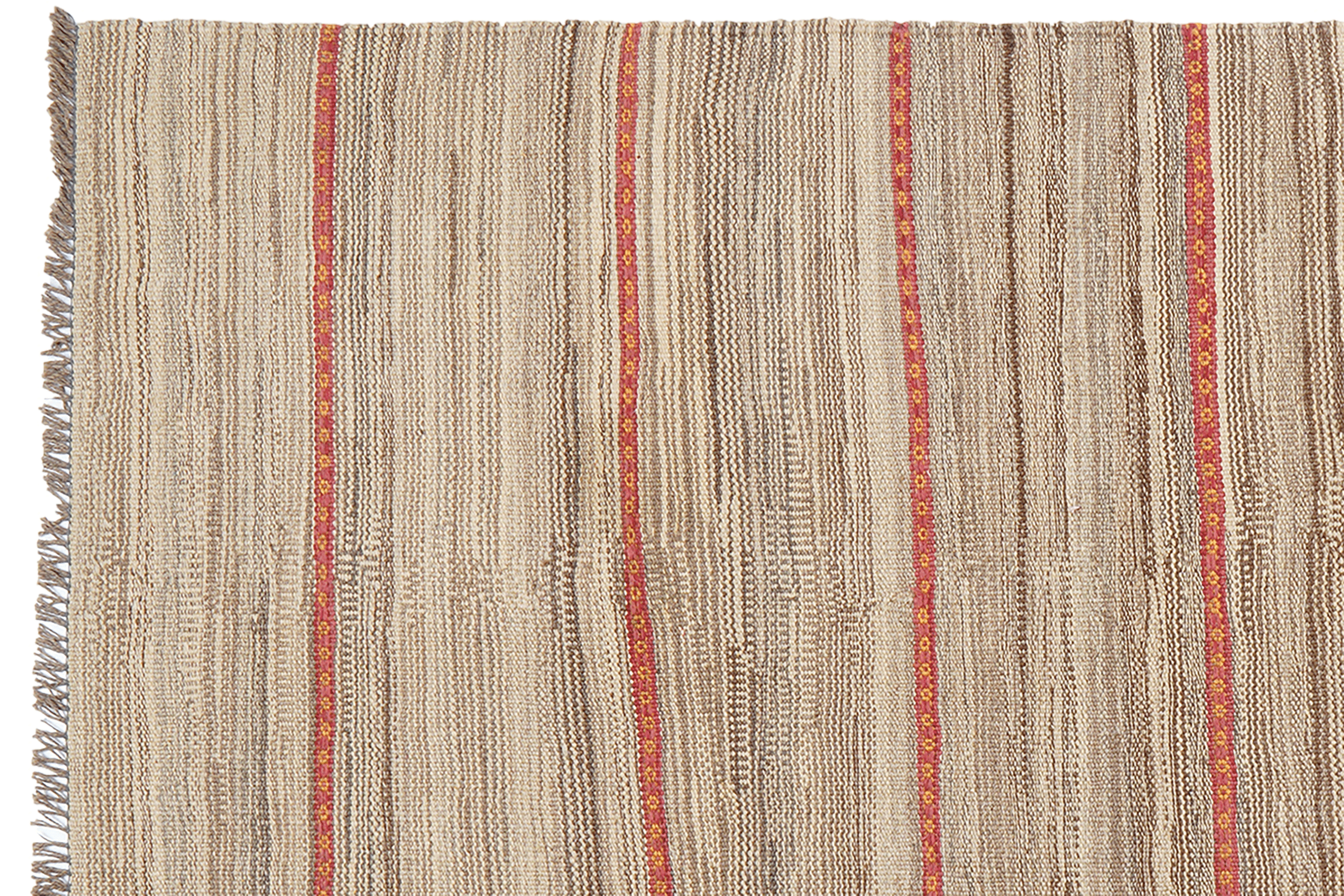 Kilim Gashgai Teppich Hellbraun