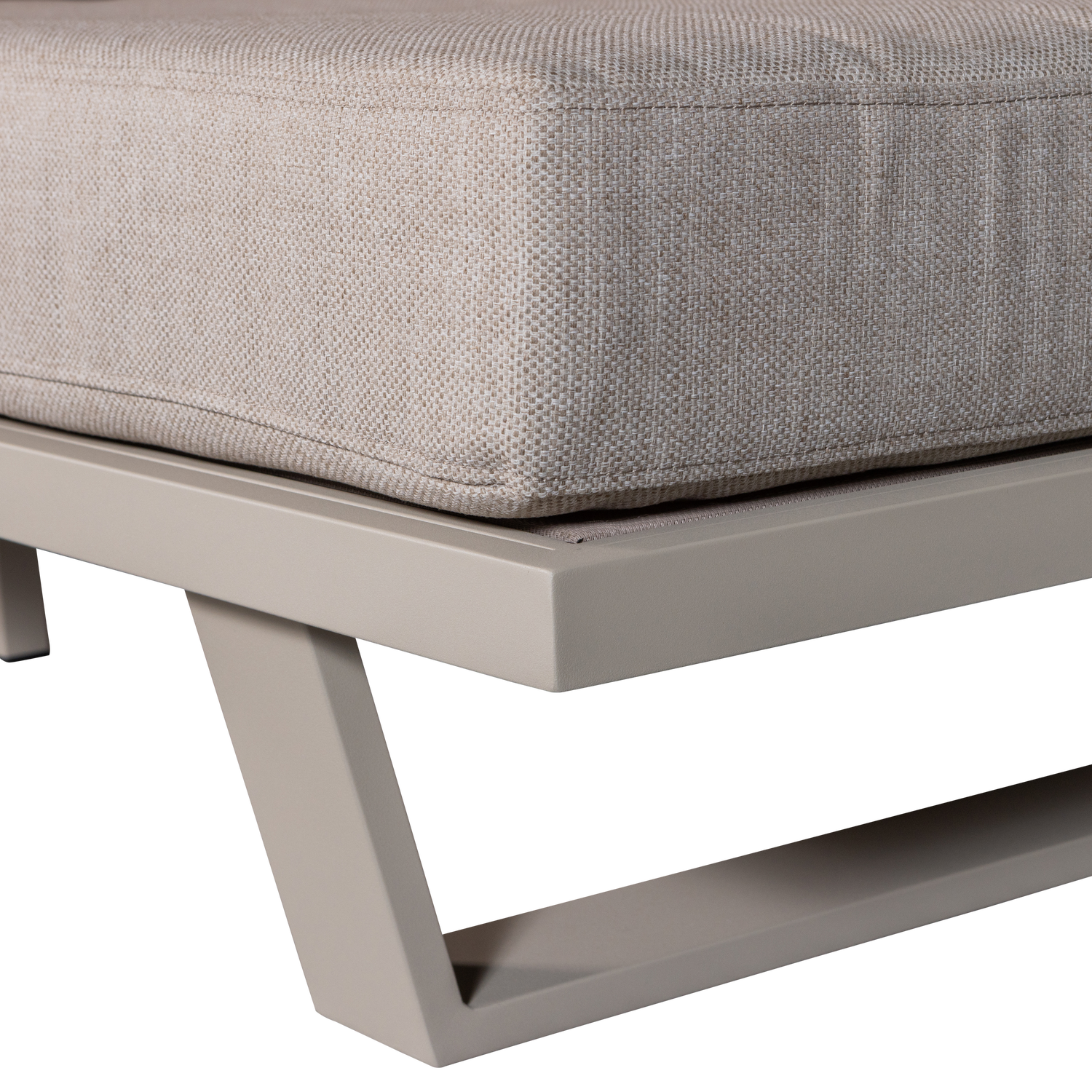 Bear 3-seater garden sofa aluminium grey