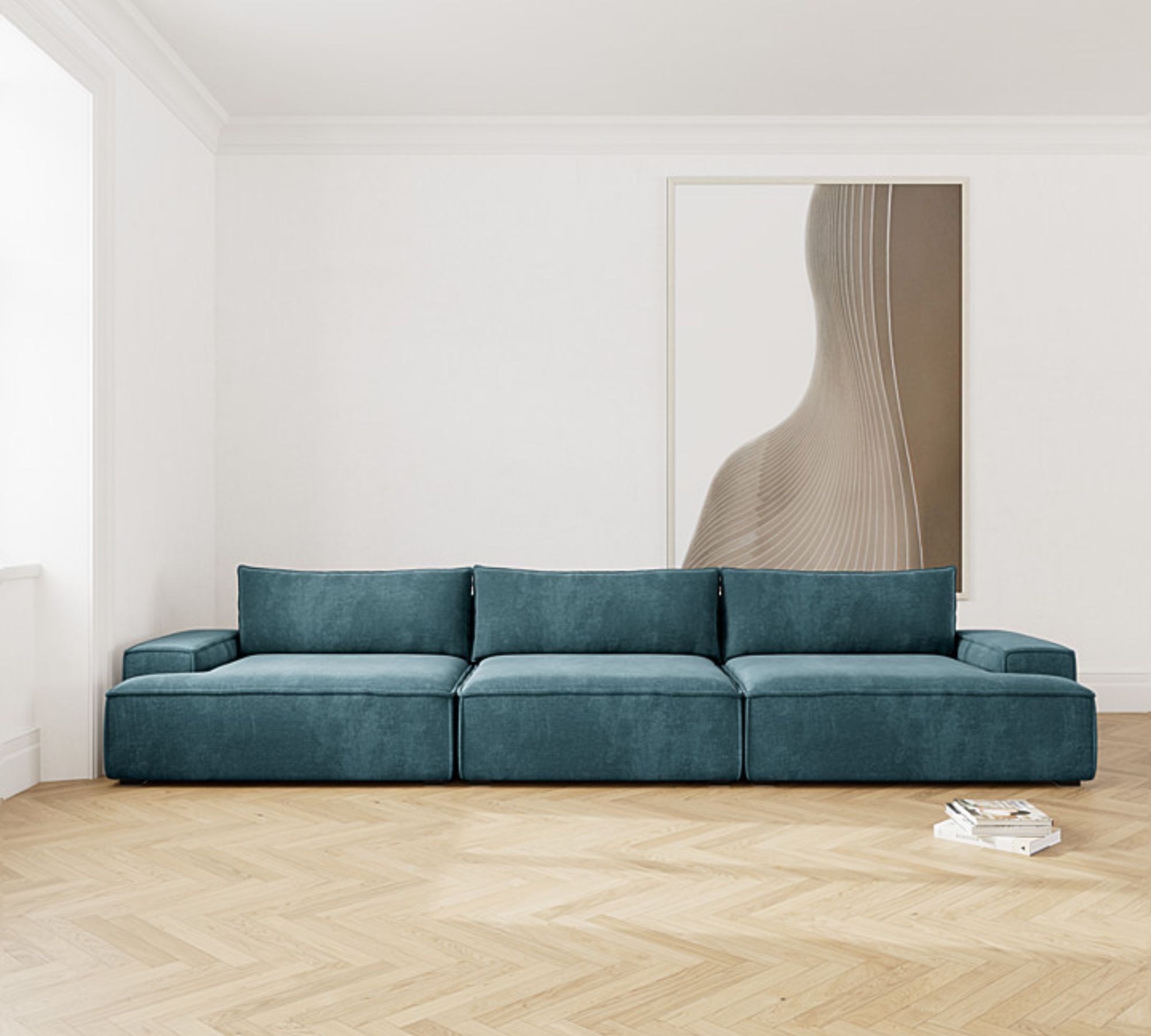 Daphne 1-Sitzer Modul Danny Dusty Blue