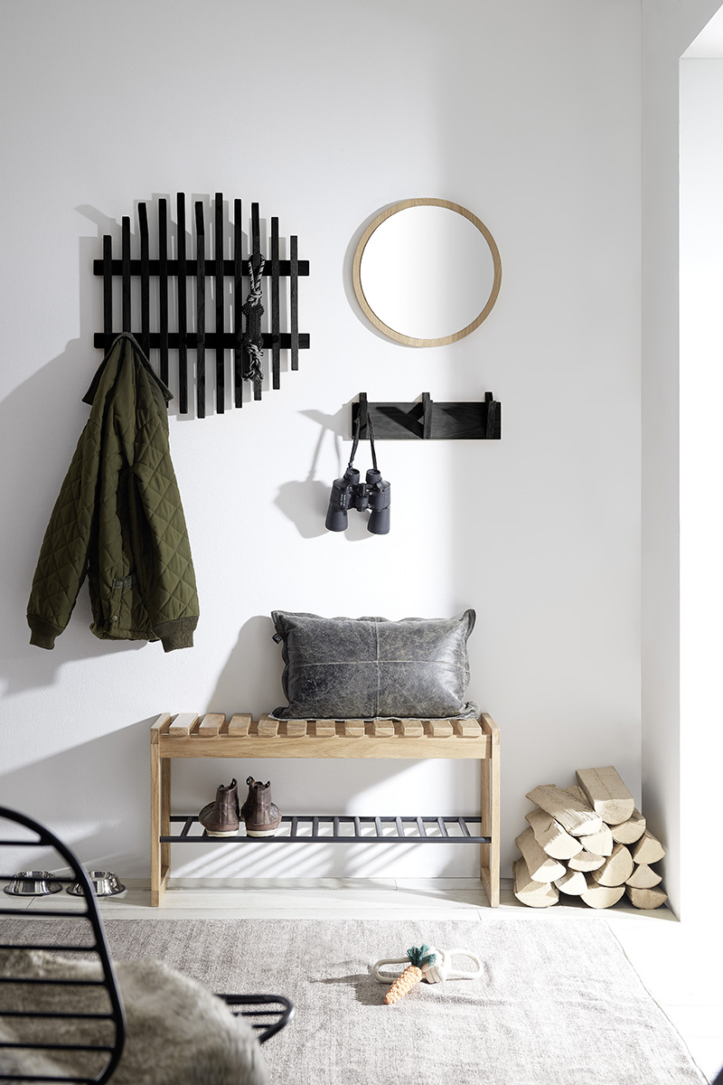 Woods Cross Spiegel Eichenbraun 40 cm