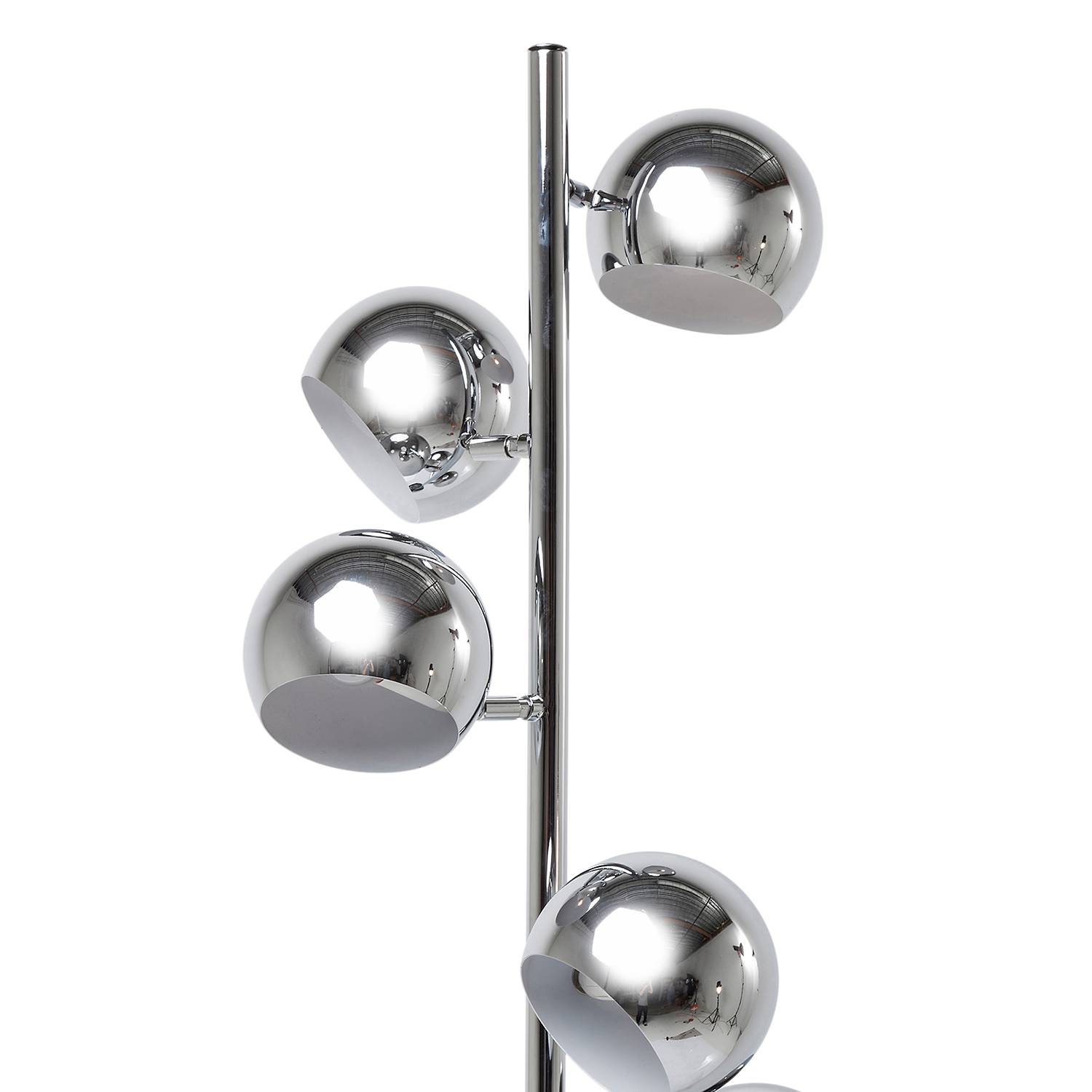 5-Flammig Stehleuchte Calotta Chrome Stahl