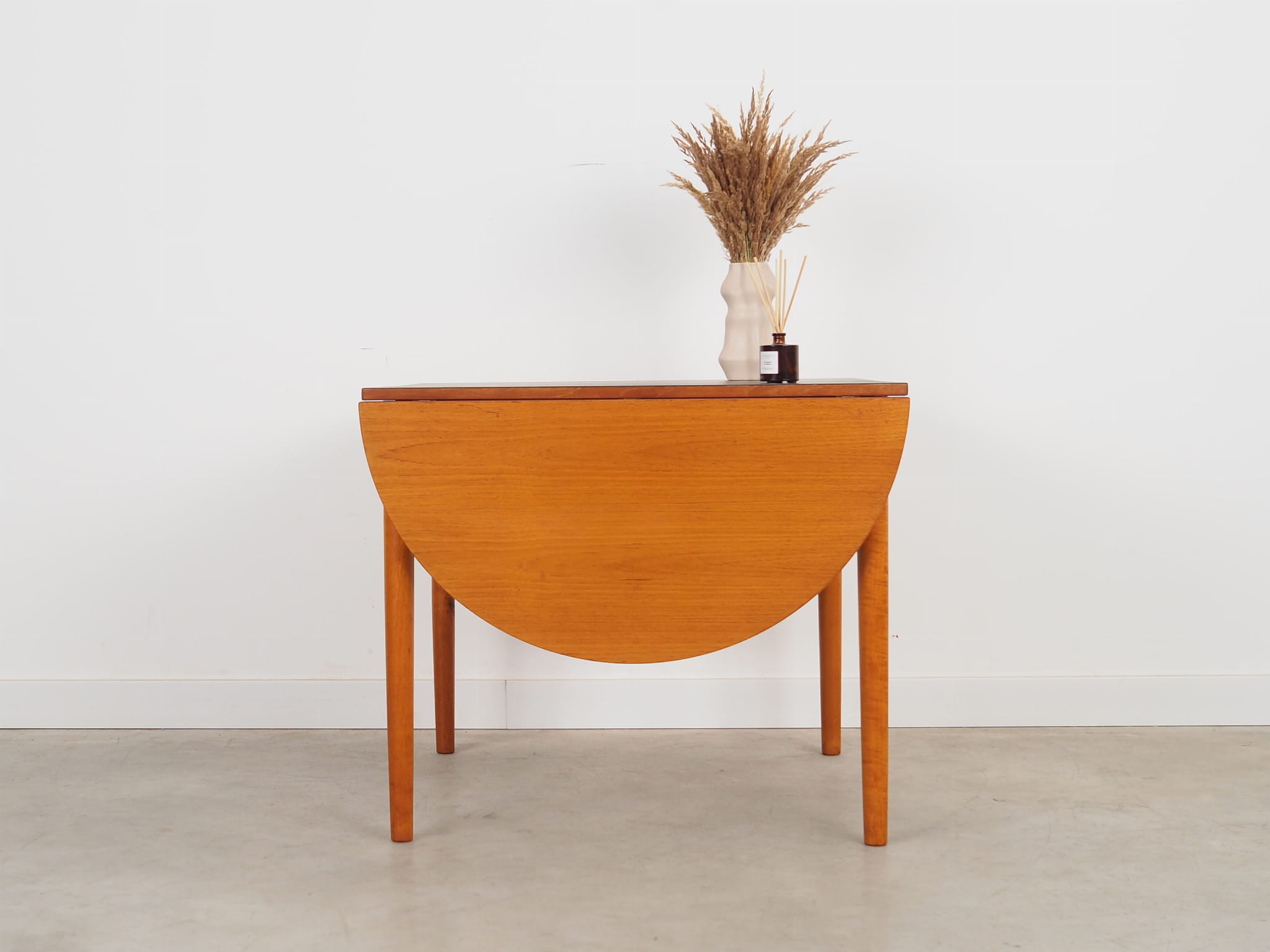 Vintage dining table Teak brown 1970s