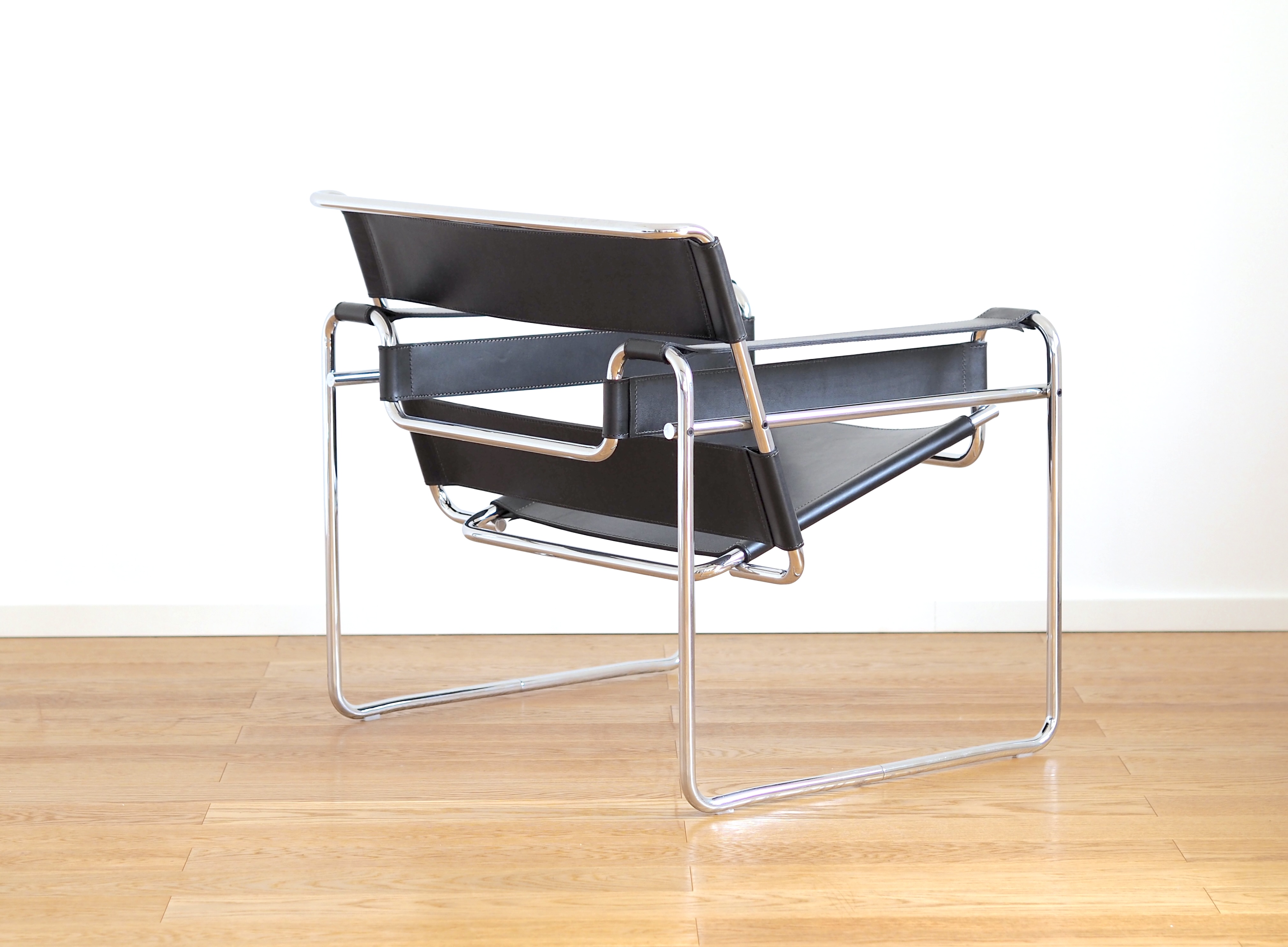 Marcel Breuer Wassily Chair Leder Schwarz