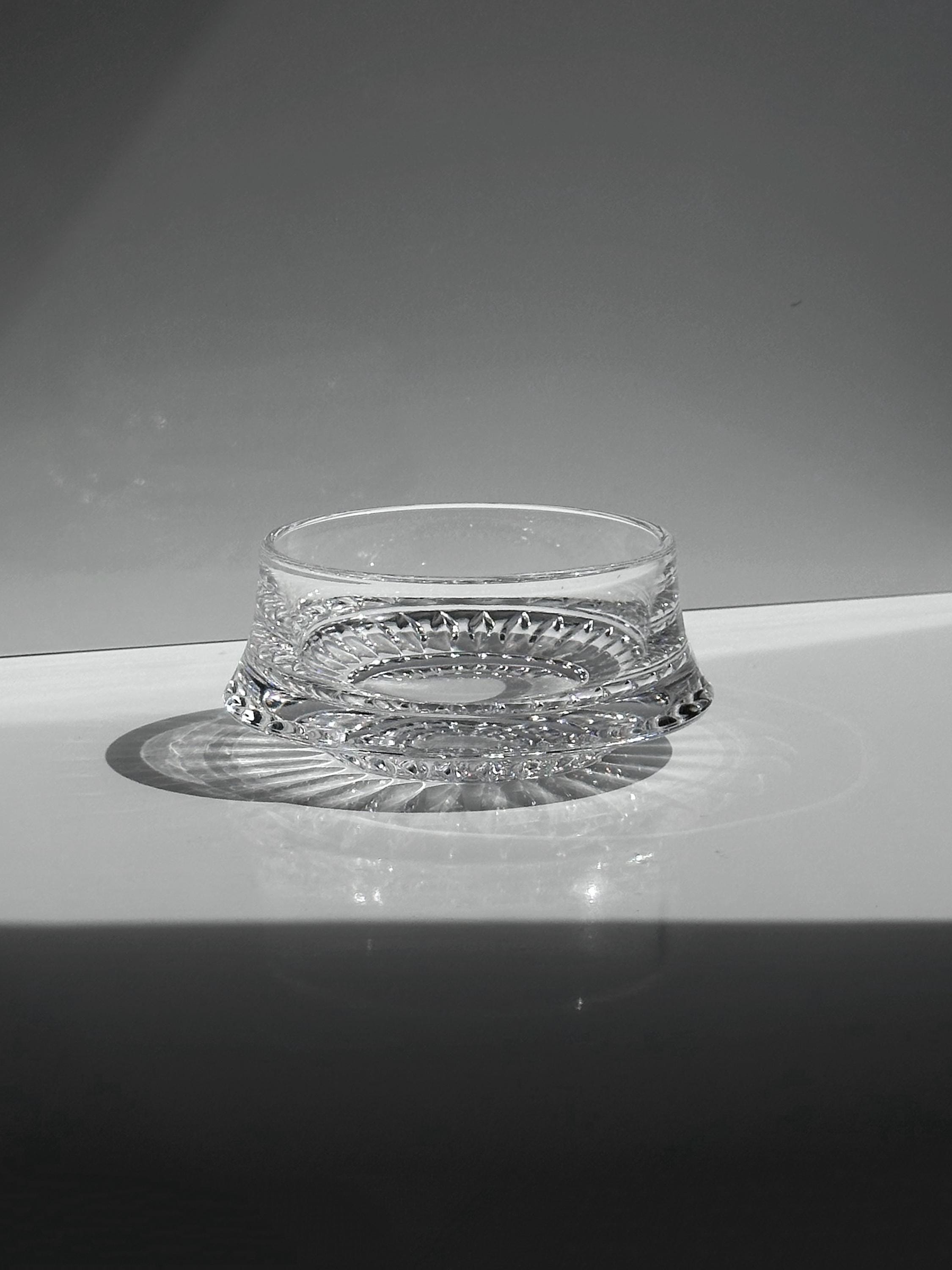 Vintage bowl crystal glass 1960s
