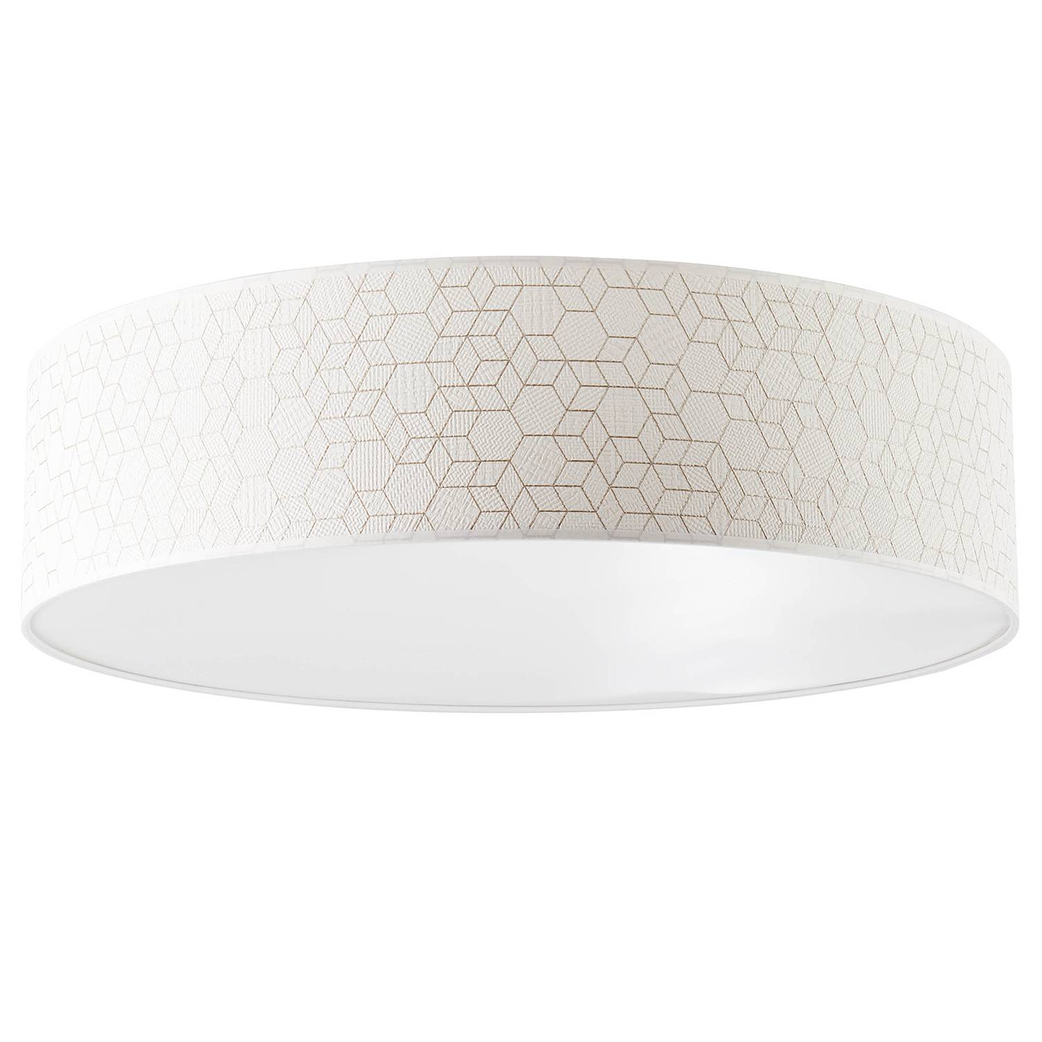 Galance II Deckenleuchte Papier Edelstahl 4-flammig