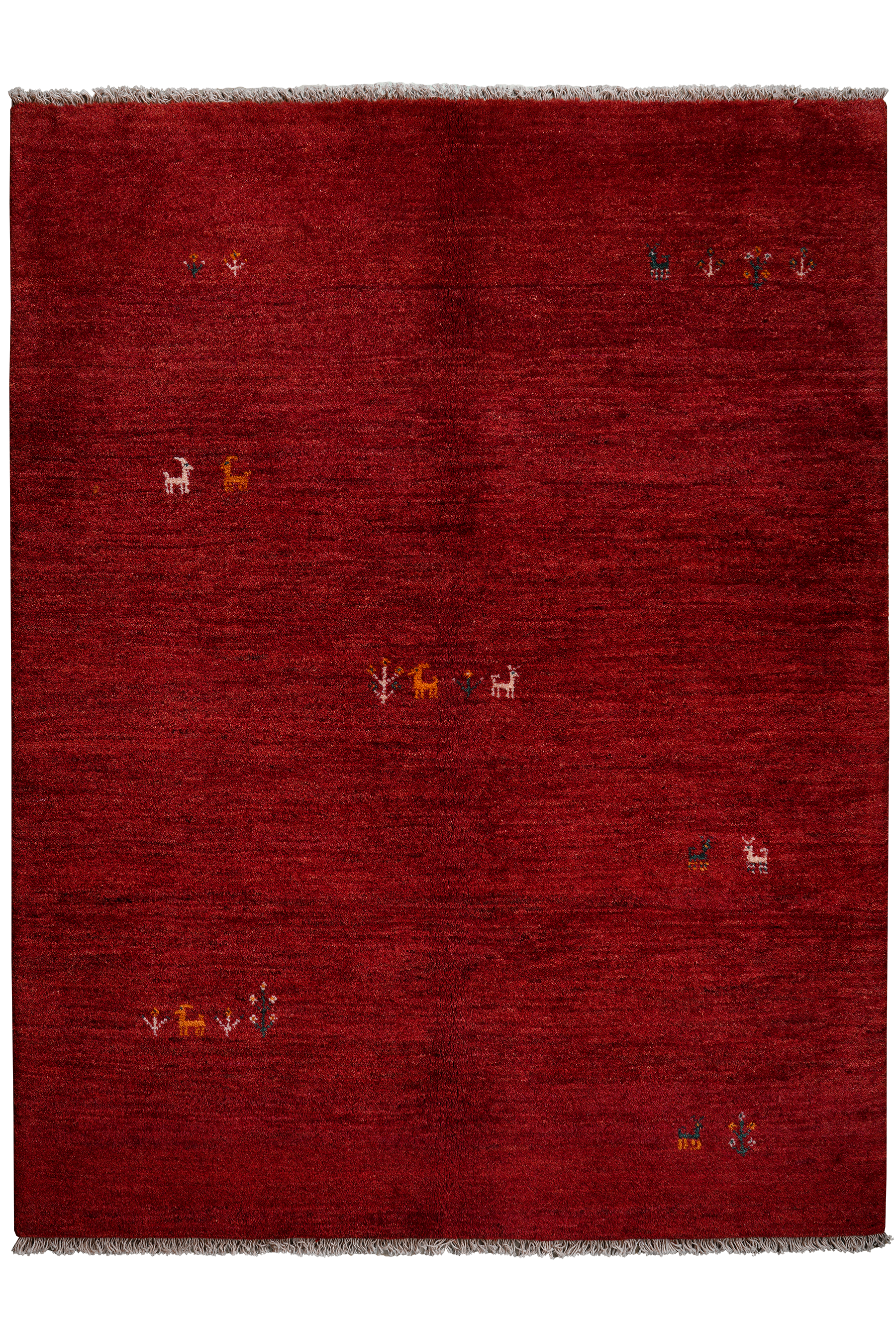 Rizbaf Gabbeh rug Wool Red