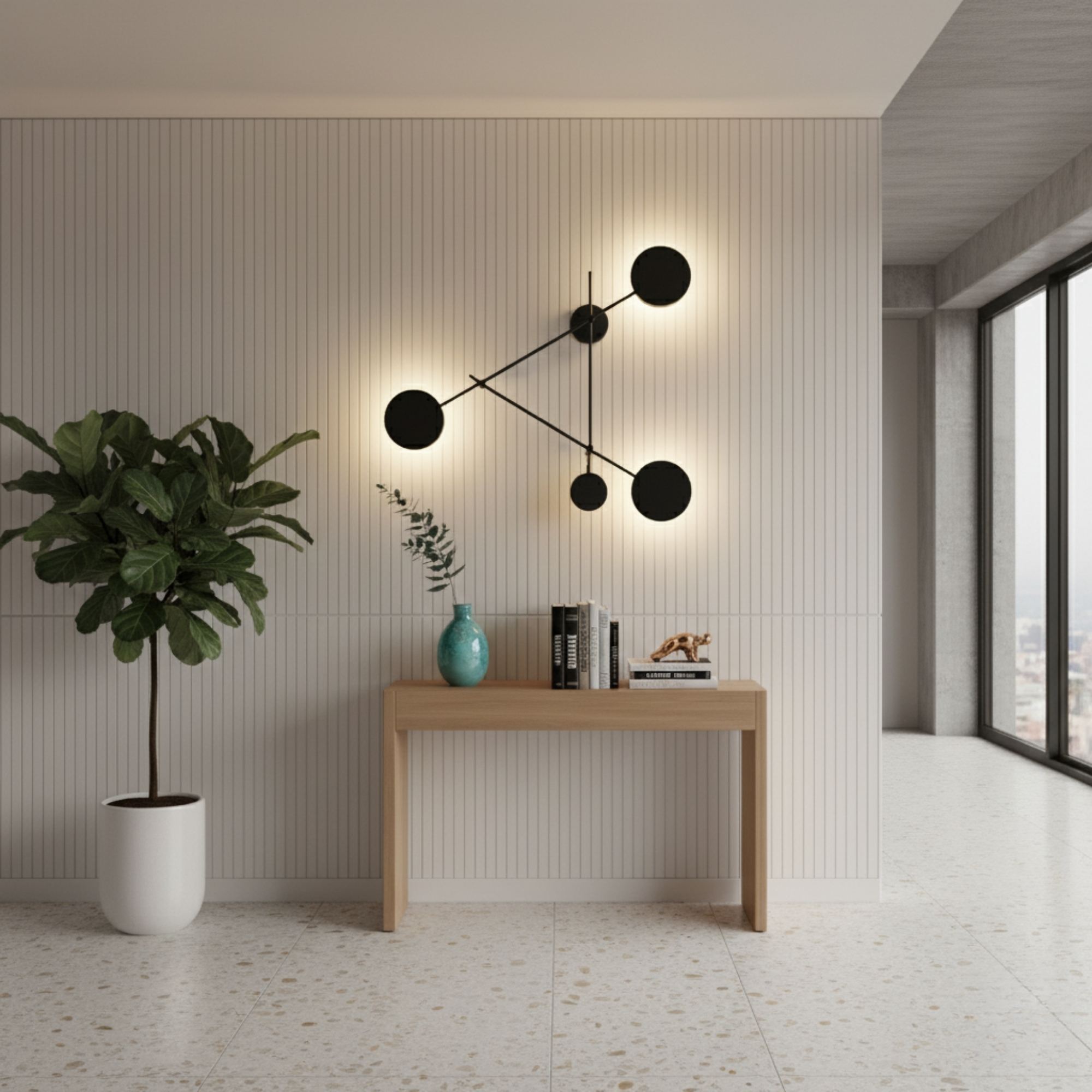 Ledos Wall Lamp Metal Black