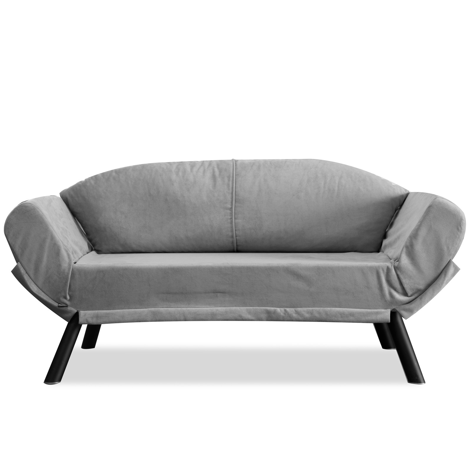 Genzo Schlafsofa 2-Sitzer Grau