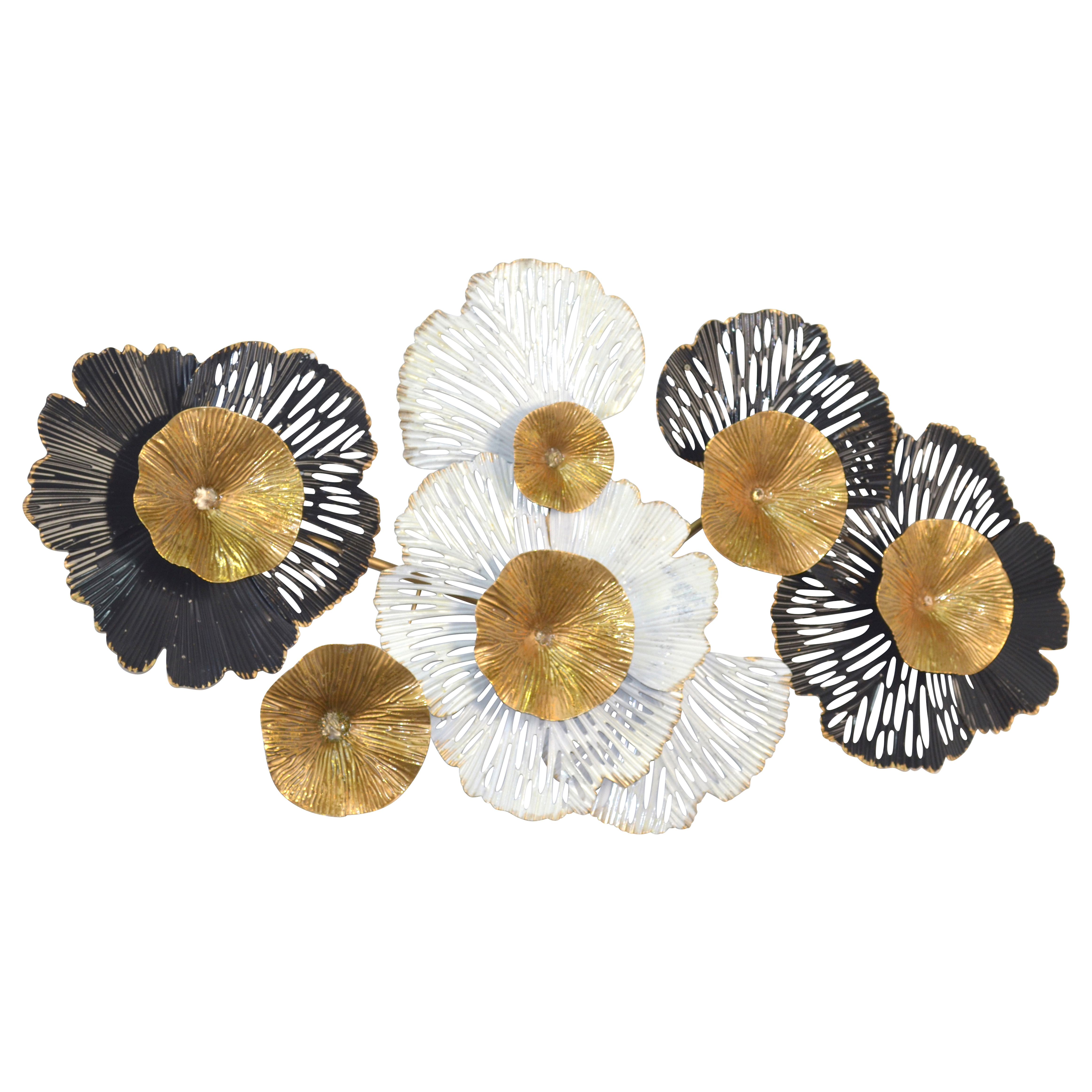 Metallbild Hugus Multicolor Eisen 98 x 50 x 6 cm