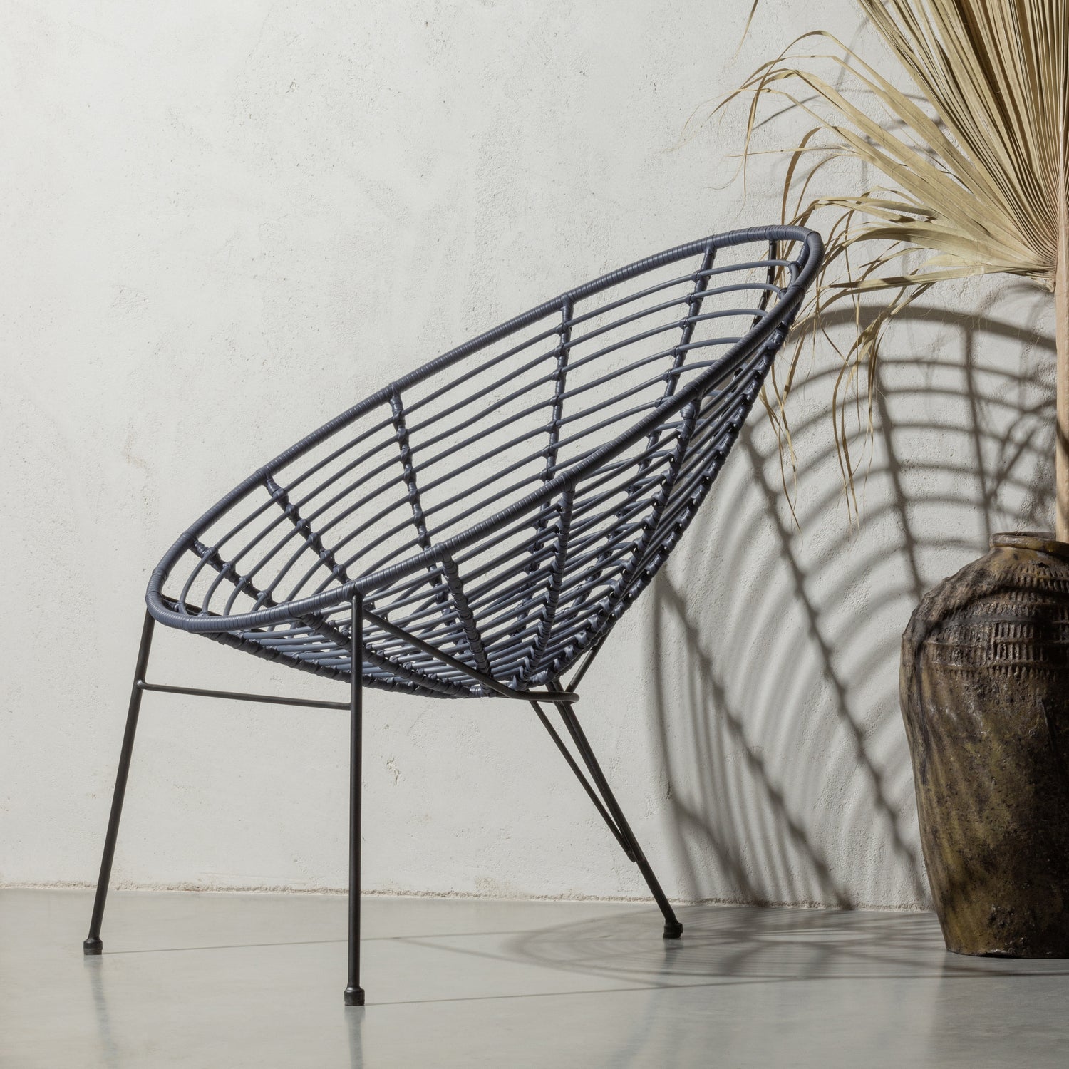 2x Jane Lounge-Sessel Blau