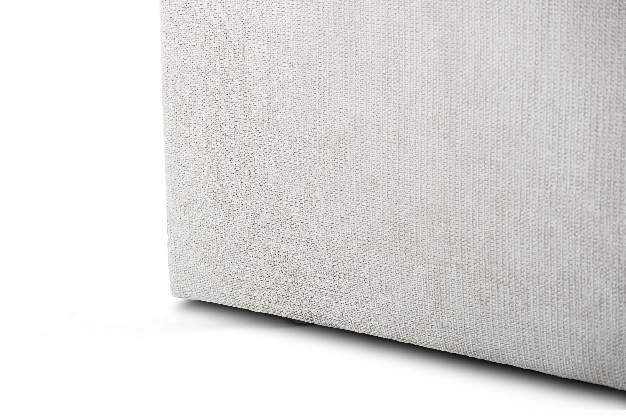 Sofa 3-Sitzer Chaiselongue Rechts Links Stoff Beige