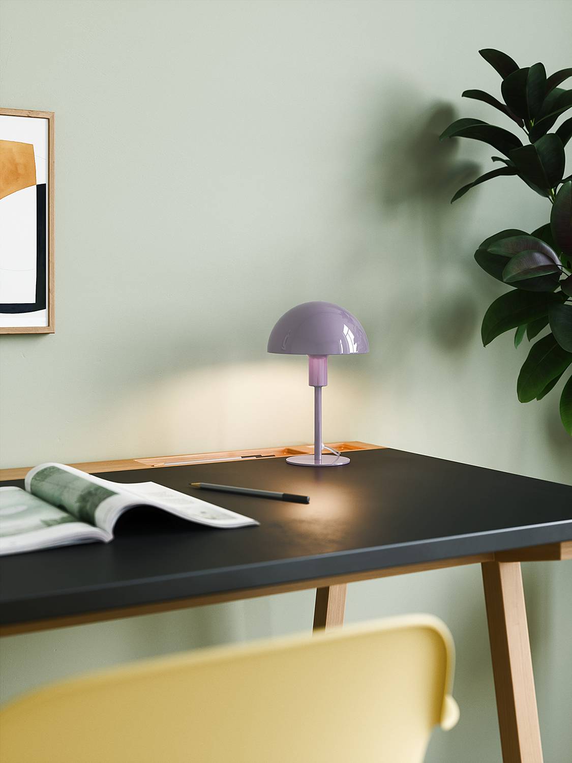 Ellen Tischlampe Aluminium Lila 1-flammig