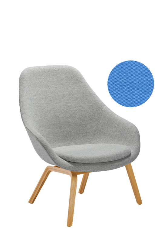 About A Lounge Chair AAL 93 Sessel Blau