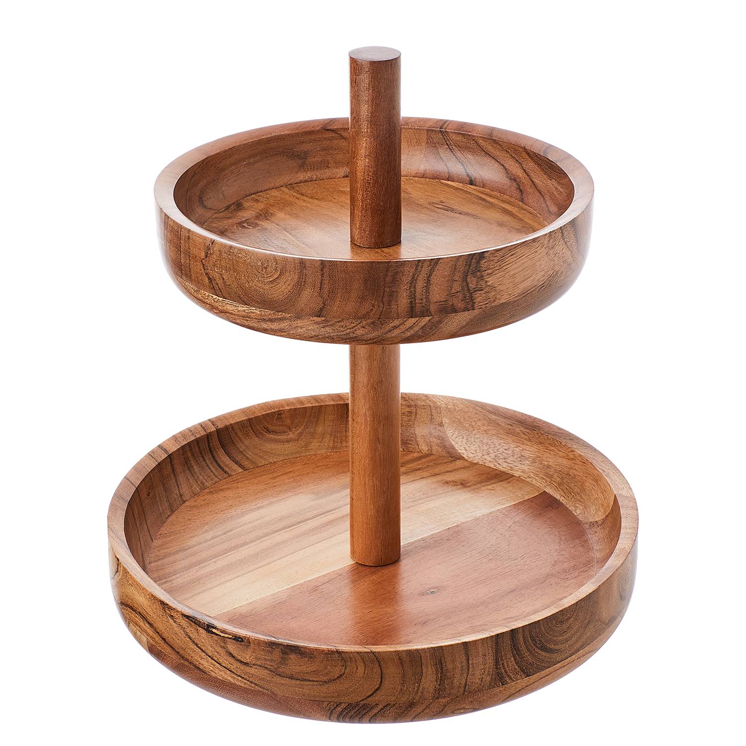 Etagere ACACIA 2-stufig Akazienholz