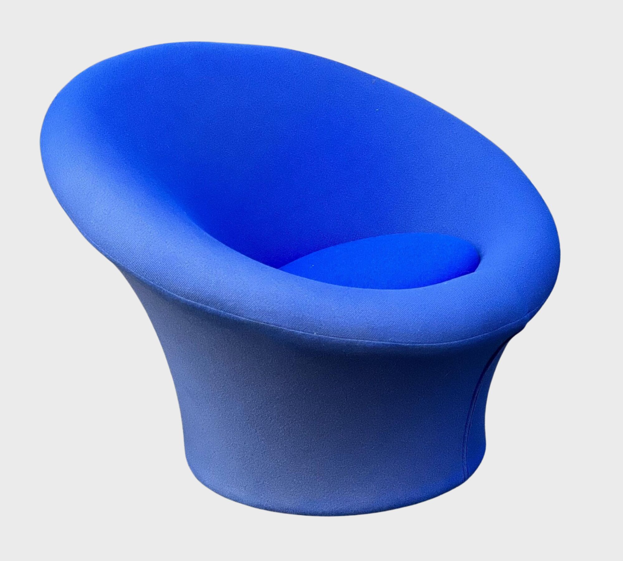 Mushroom Sessel von Pierre Paulin Wolle Blau