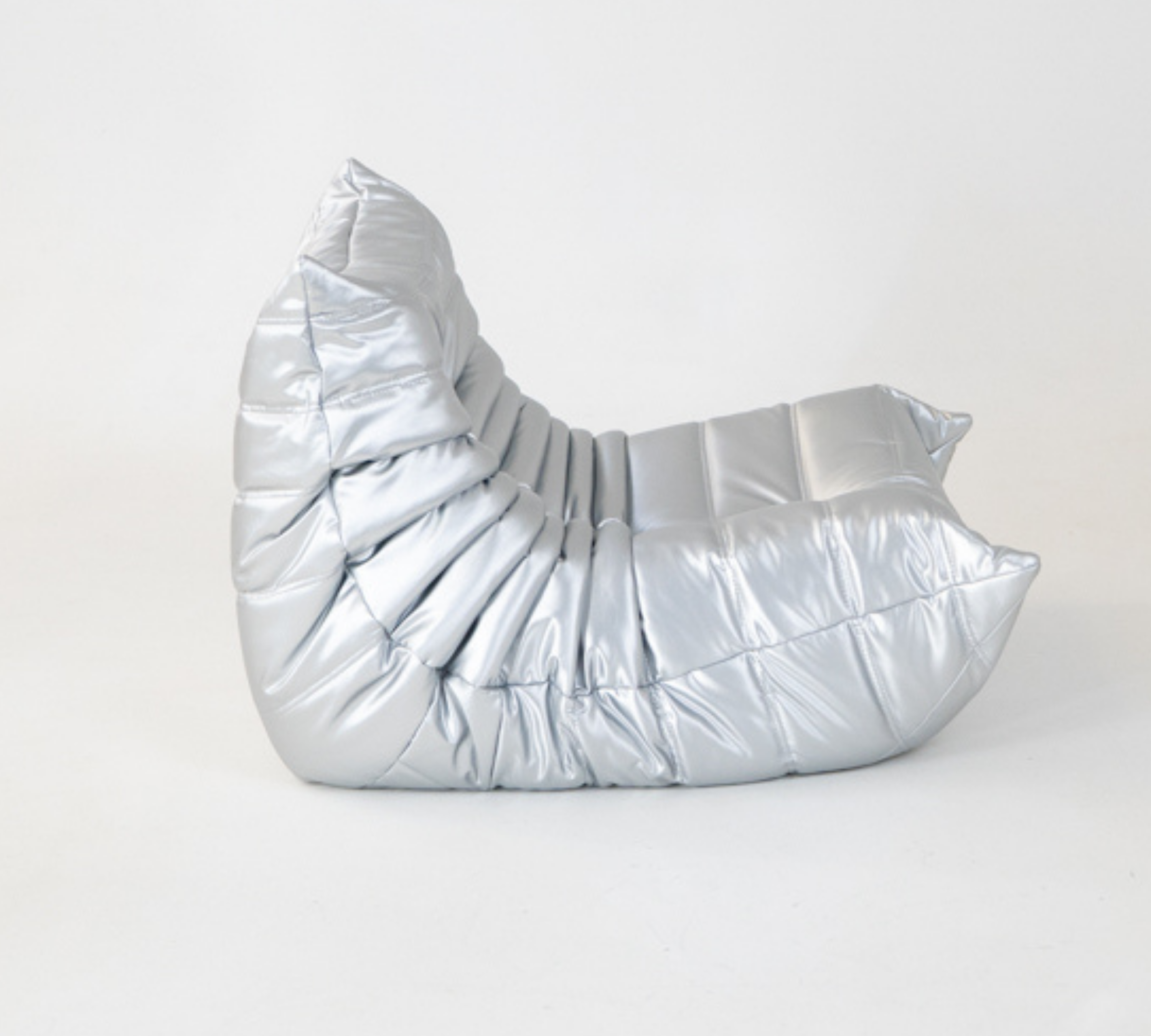 Togo Sessel Kunstleder Space Grau