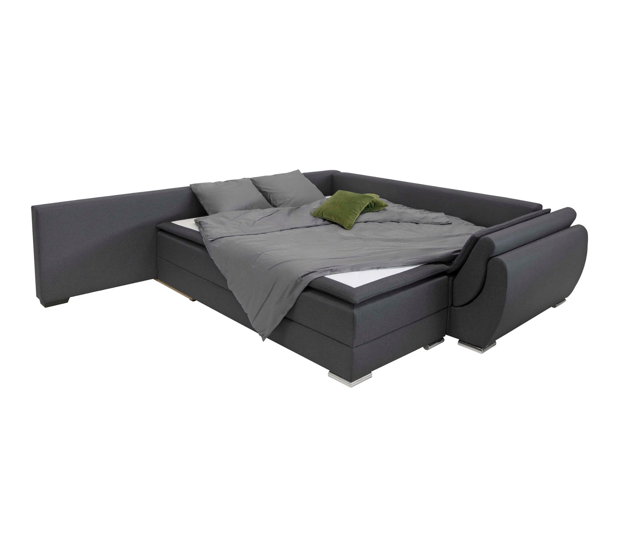 Ecksofa mit Bett Funktion und Matratze 