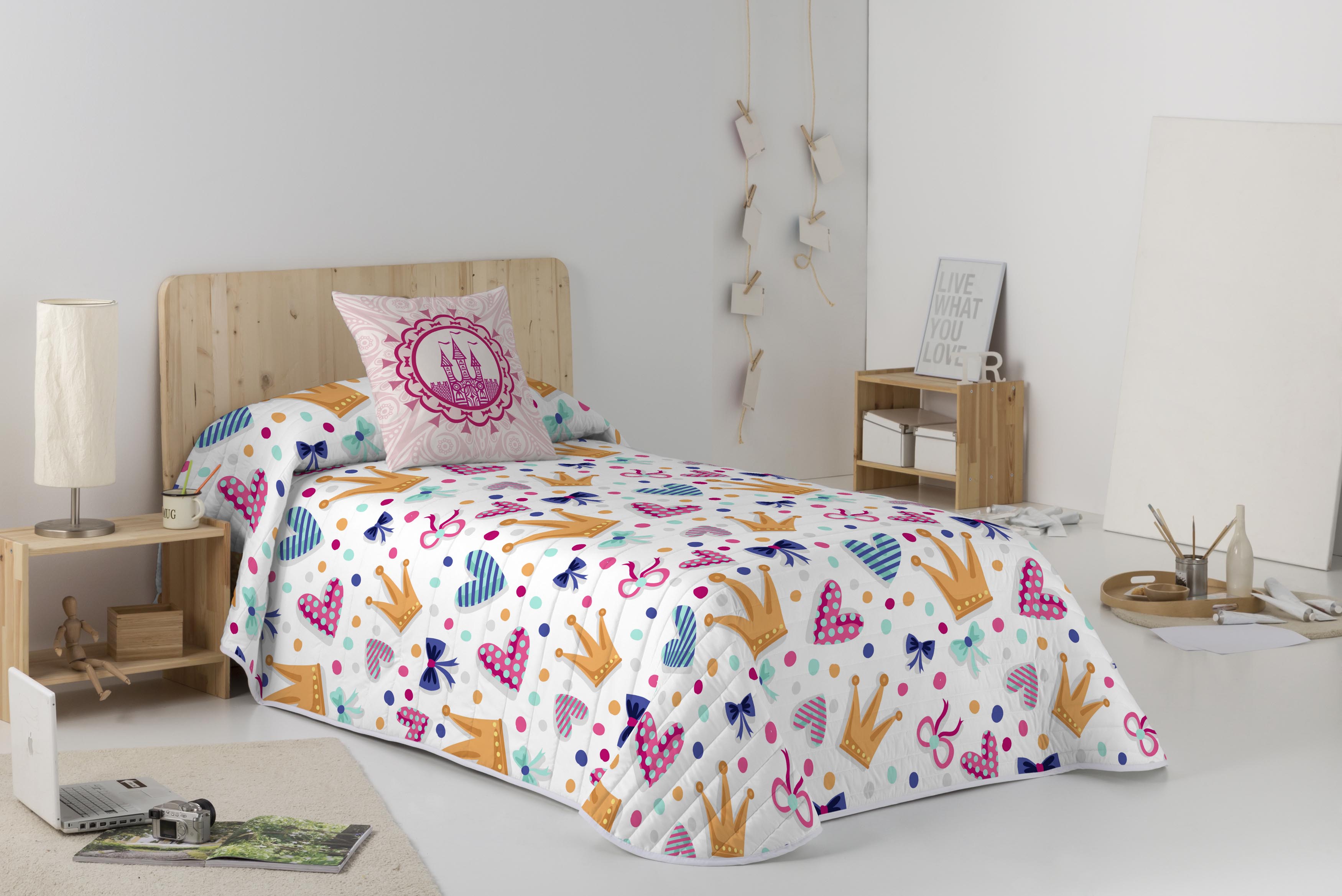 Steppdecke  Bettbreite 90cm 100% Baumwolle