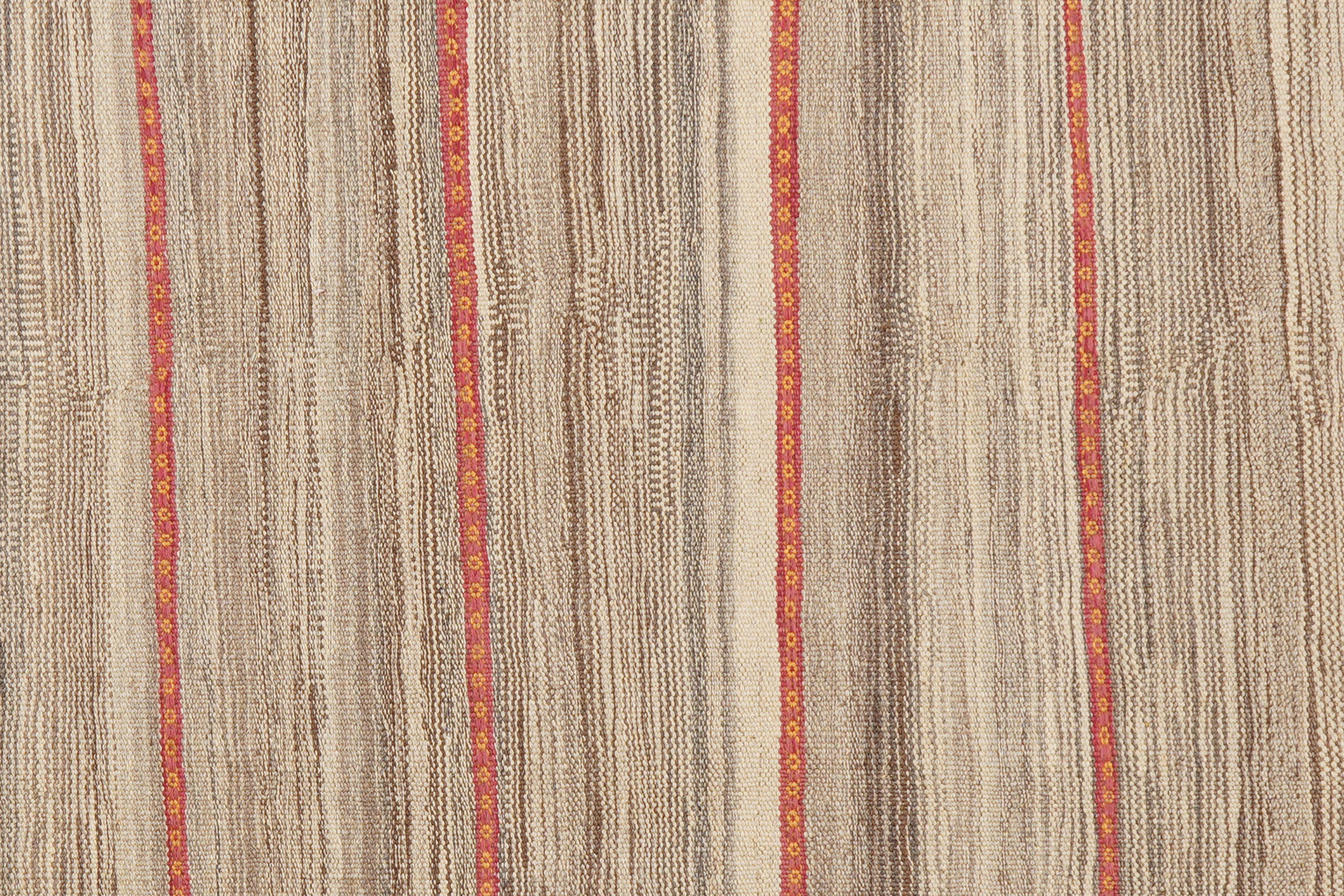 Kilim Gashgai Teppich Hellbraun