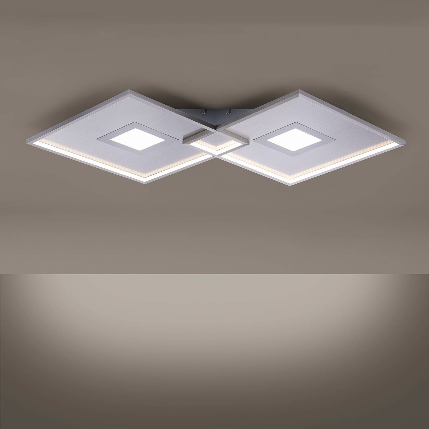 1-Flame LED ceiling light Amara IV Aluminum