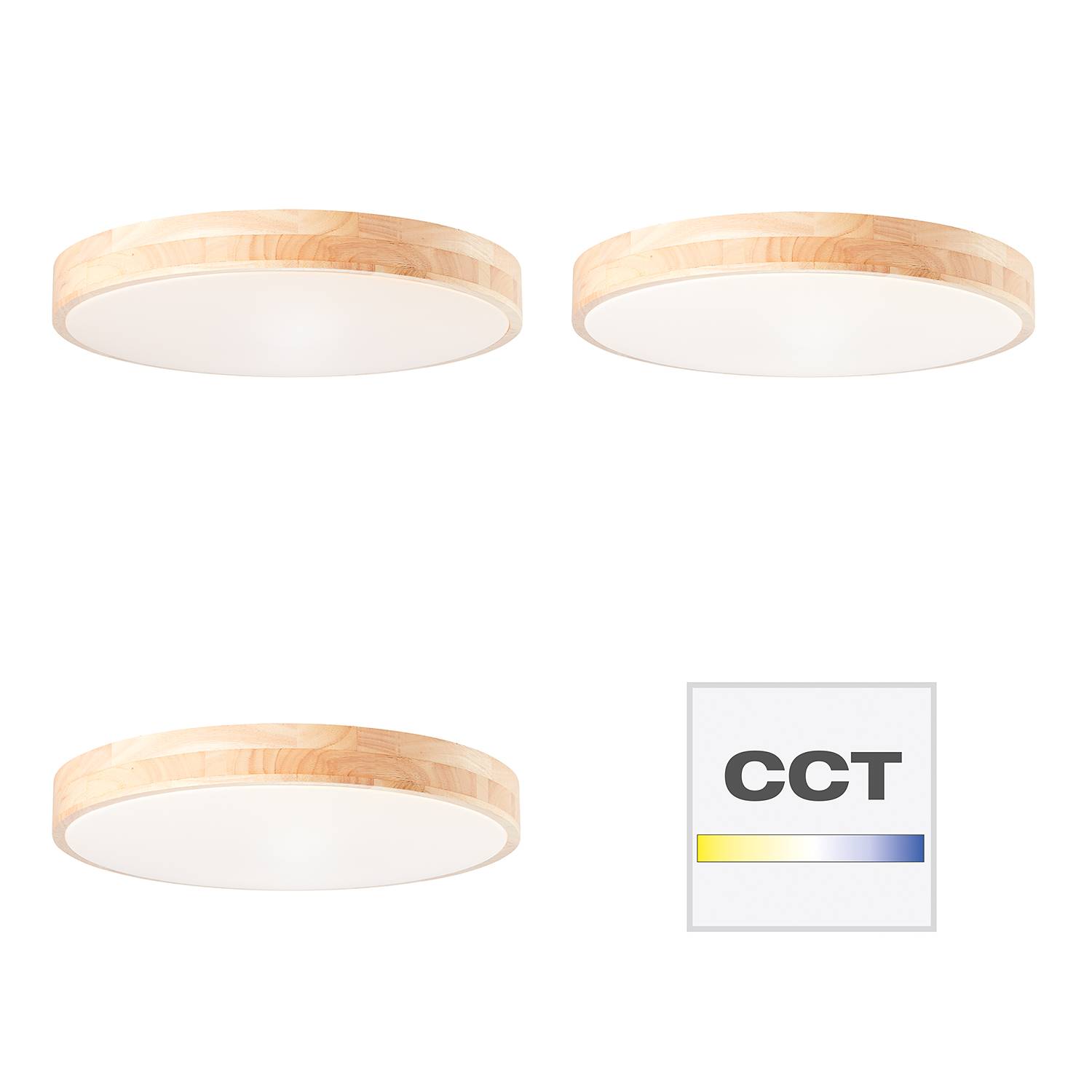 LED-Deckenleuchte Slimline Acrylglas Stahl