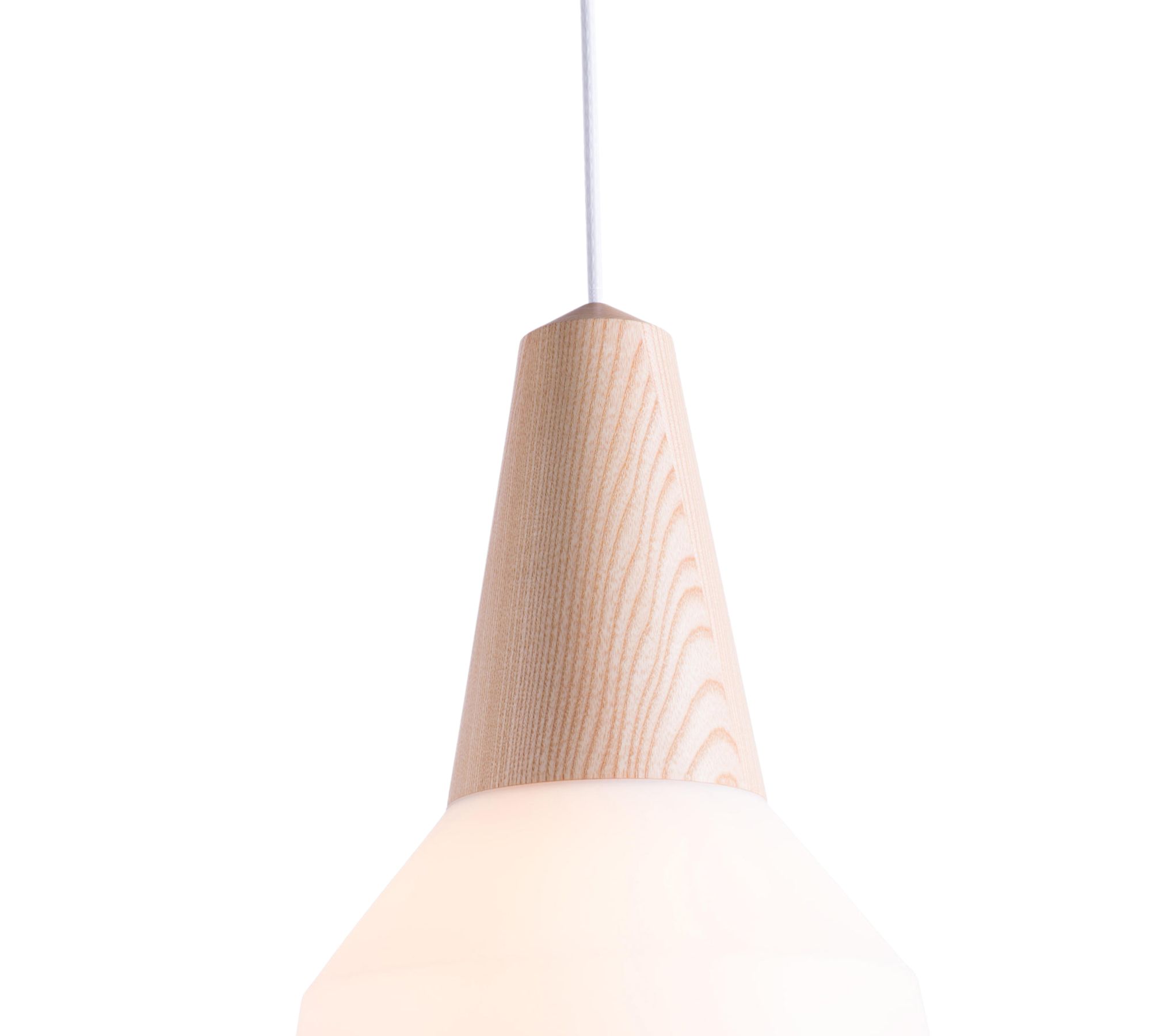 Eikon Lampe Weiß / Esche