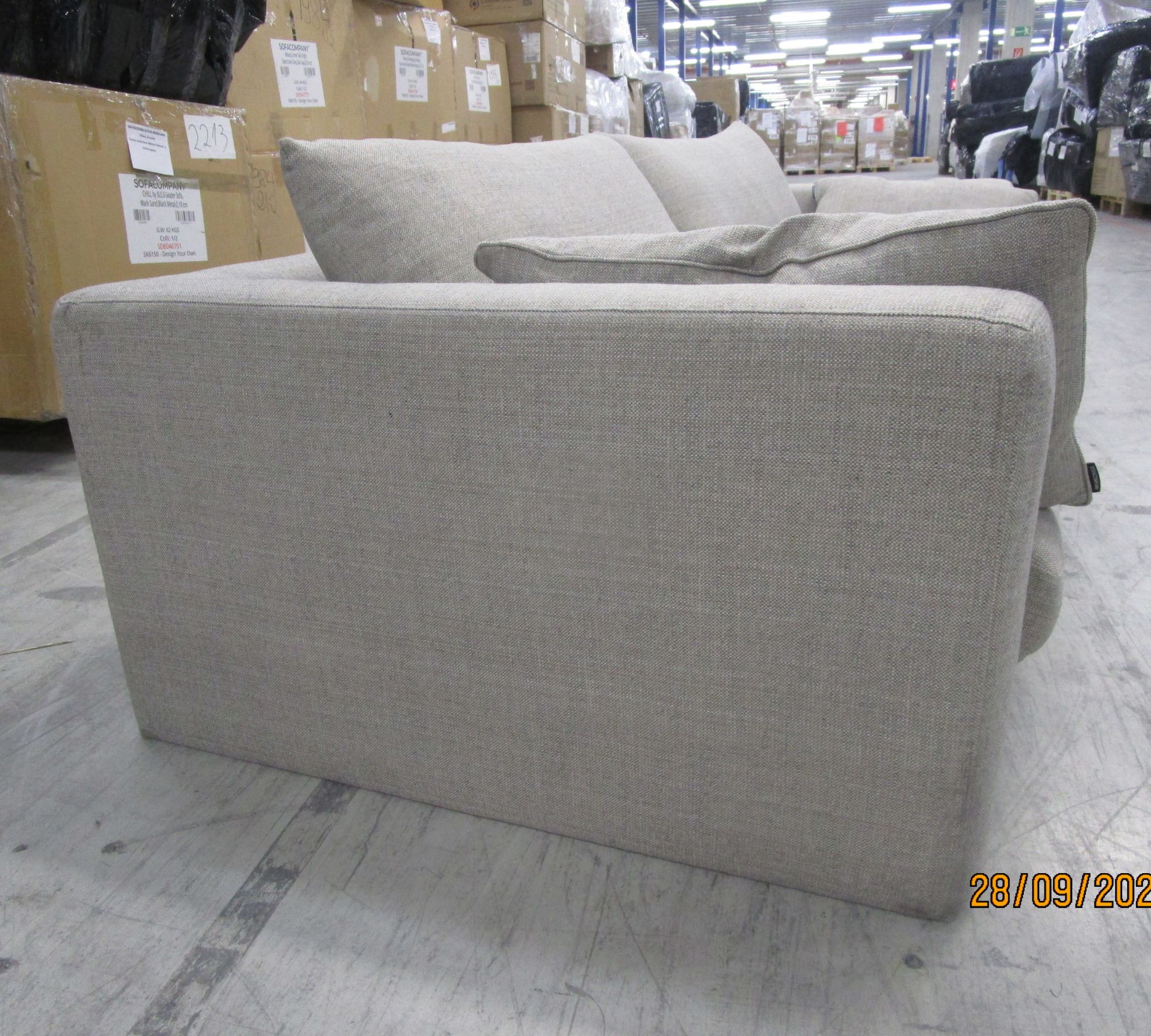 Noa Sofa 3-Sitzer Vega Sand Dune