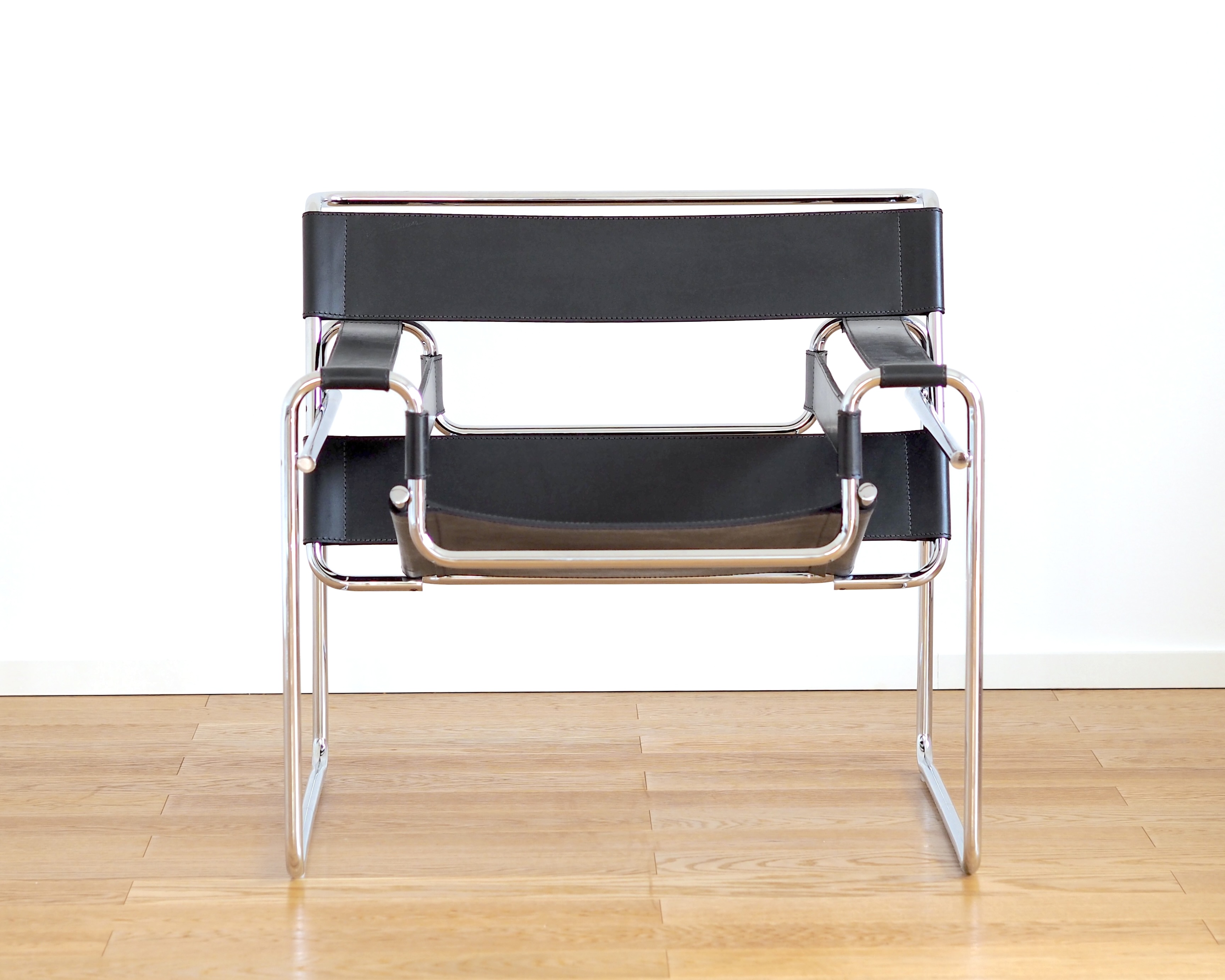 Marcel Breuer Wassily Chair Leder Schwarz