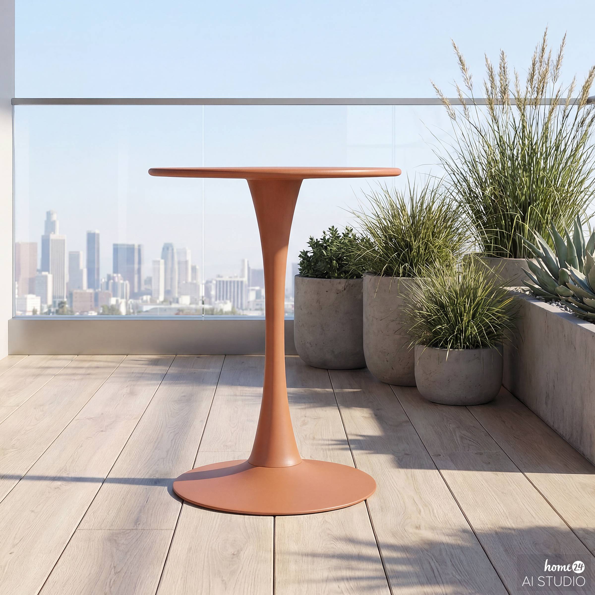 Gartentisch Vireo Stahl Terracotta