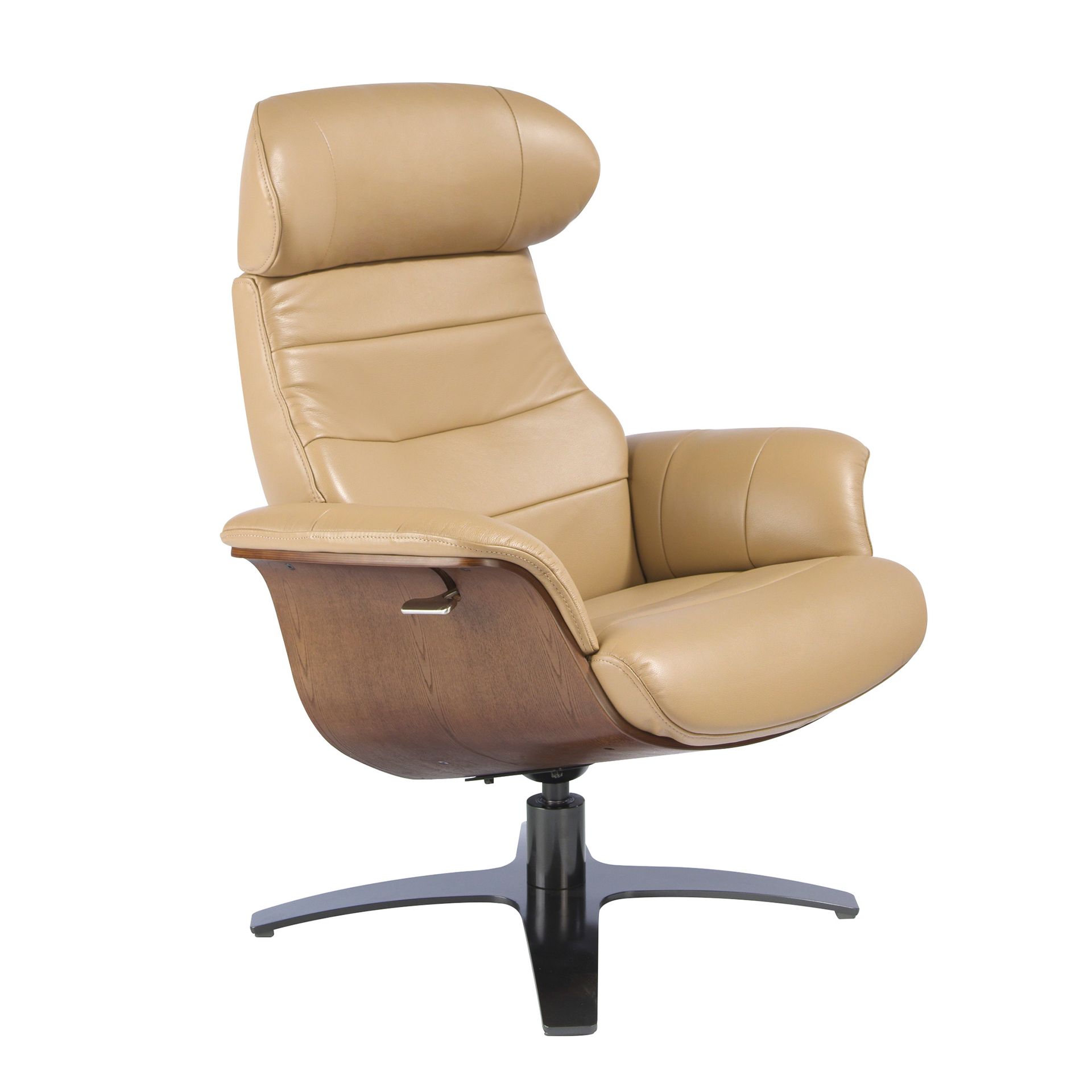 Sessel 5087 Drehbar Leder Sand