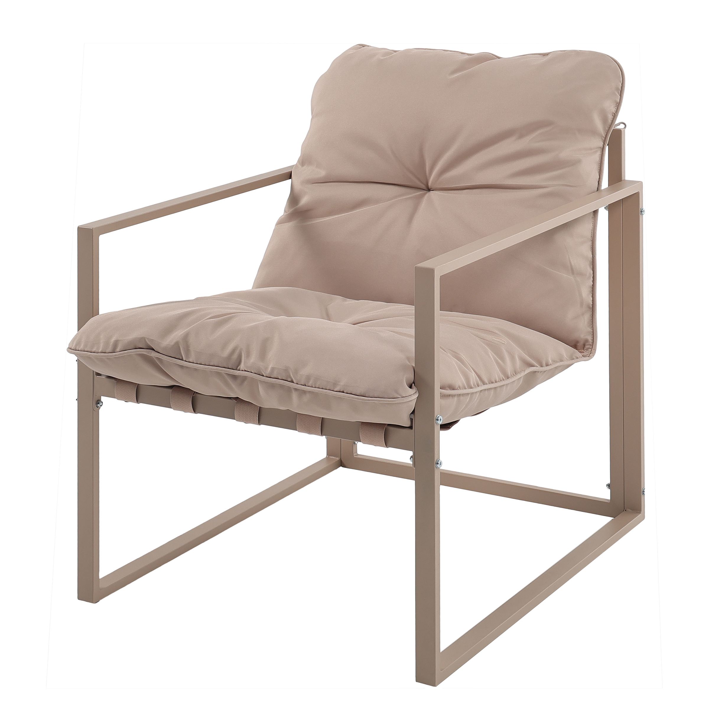Garten Lounge Set Savva 4er Set Webstoff Beige