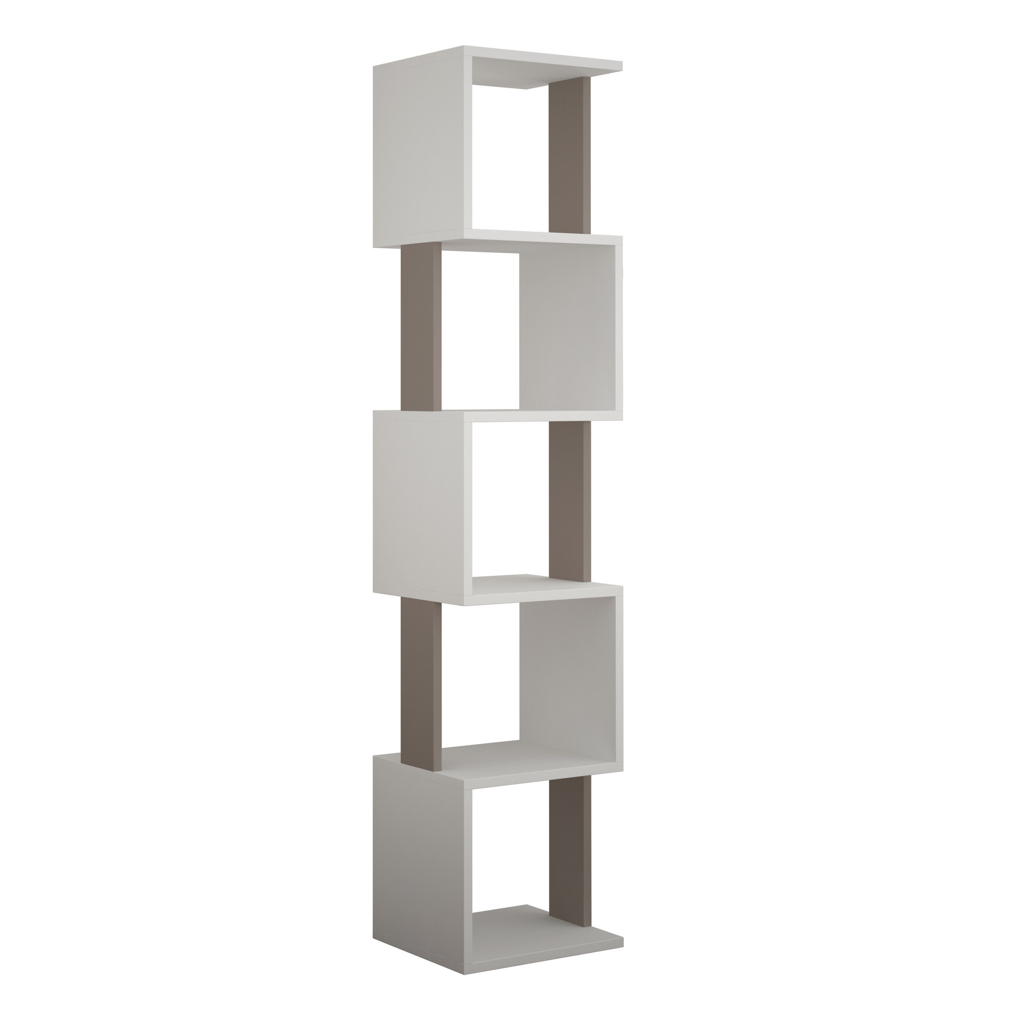 Piri Bookshelf White Light Mocha