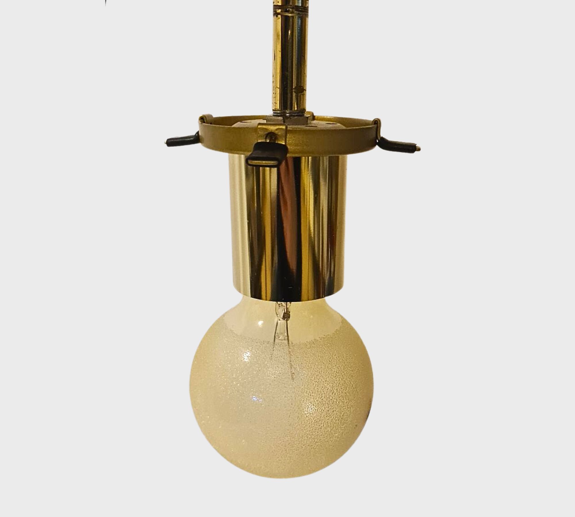 4106 Pendant lamp smoked glass gold