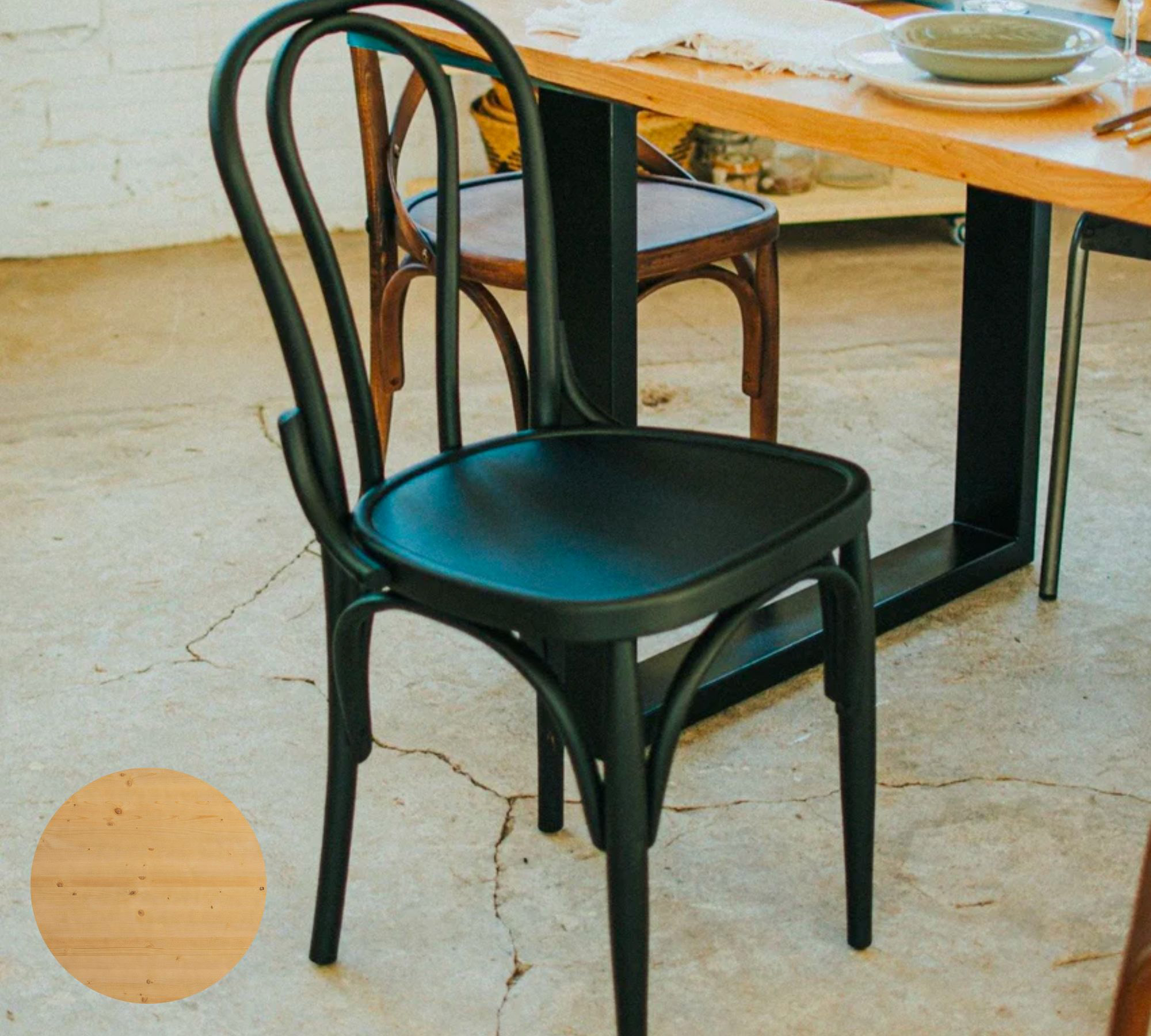 Lindita Stuhl Holz Olive 