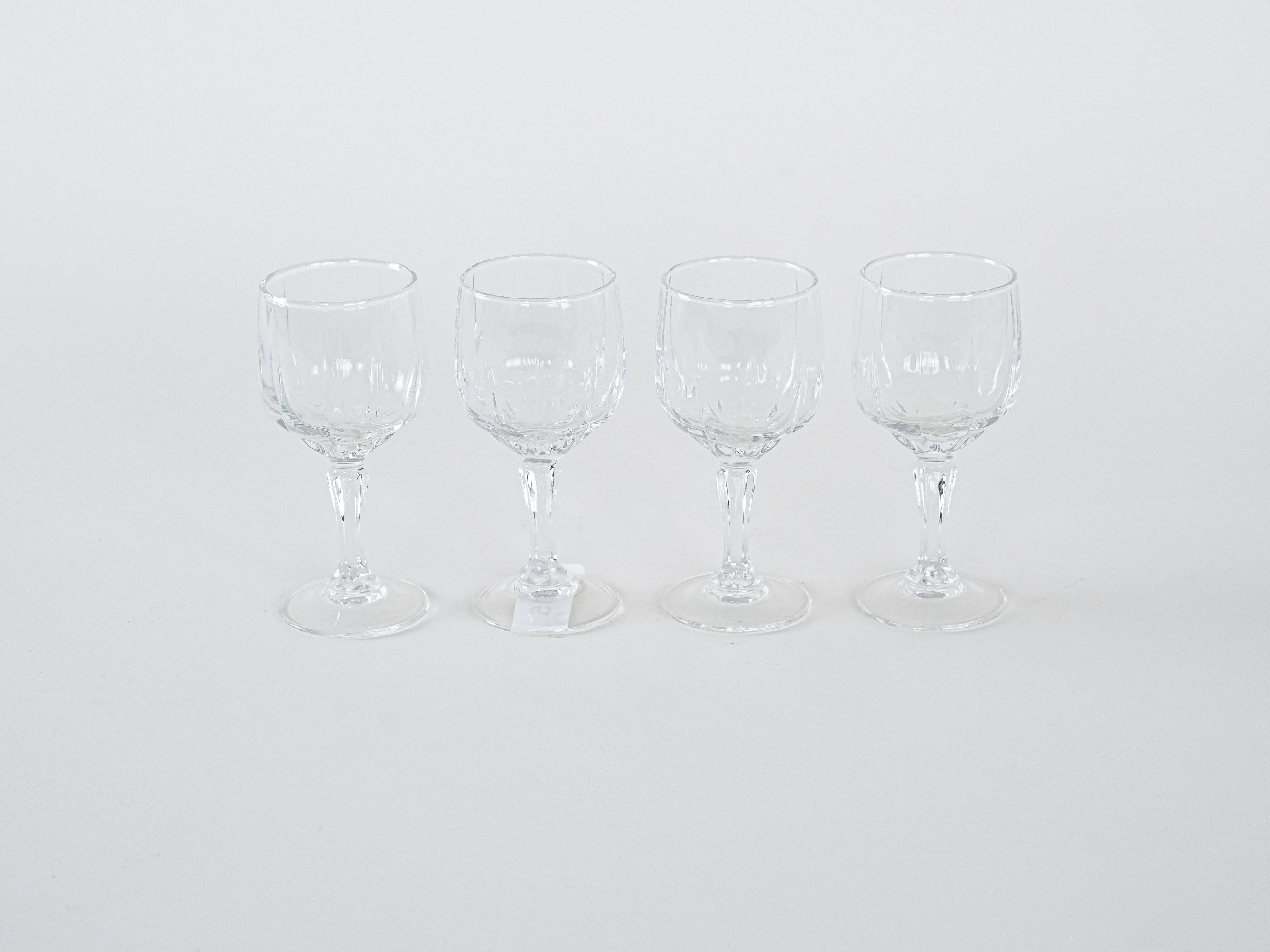 4x Gläser Transparent