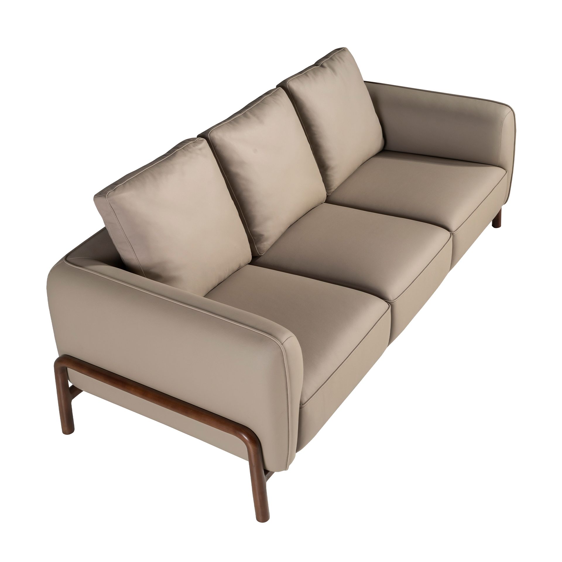 Sofa 6257 2-Sitzer Leder Braun