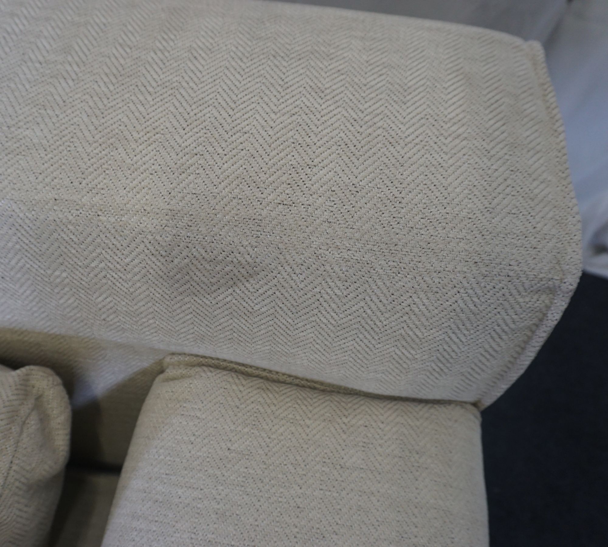 Sofa Récamiere Links Beige