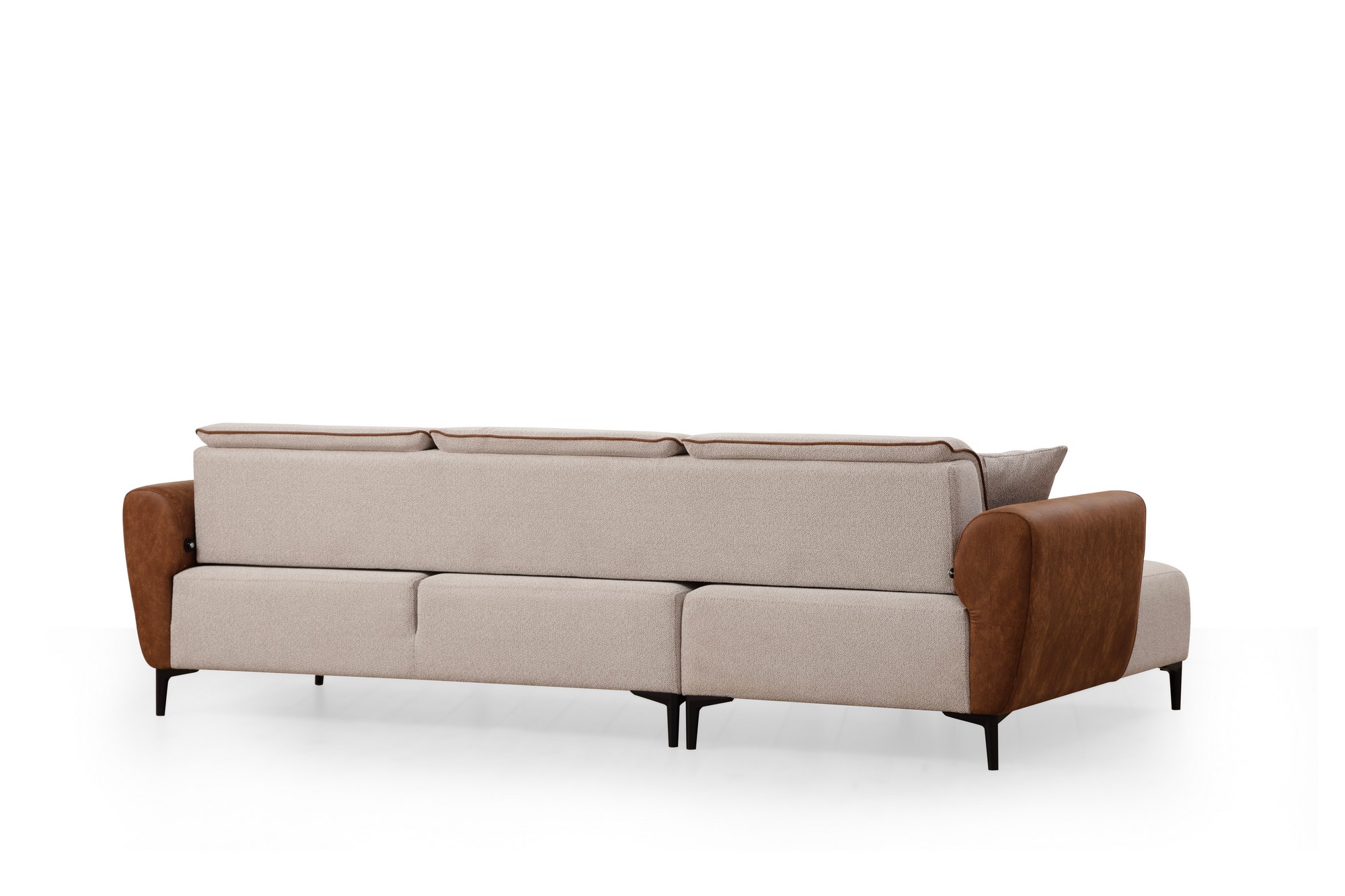 Aren Links Ecksofa Beige