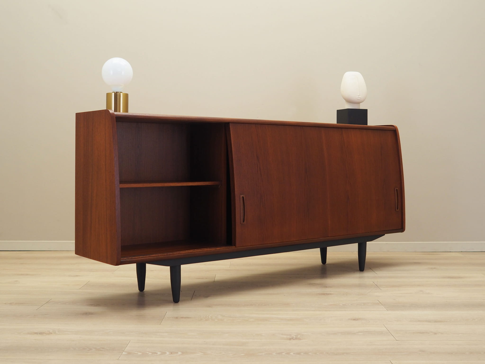 Sideboard Teakholz Braun 1970er Jahre