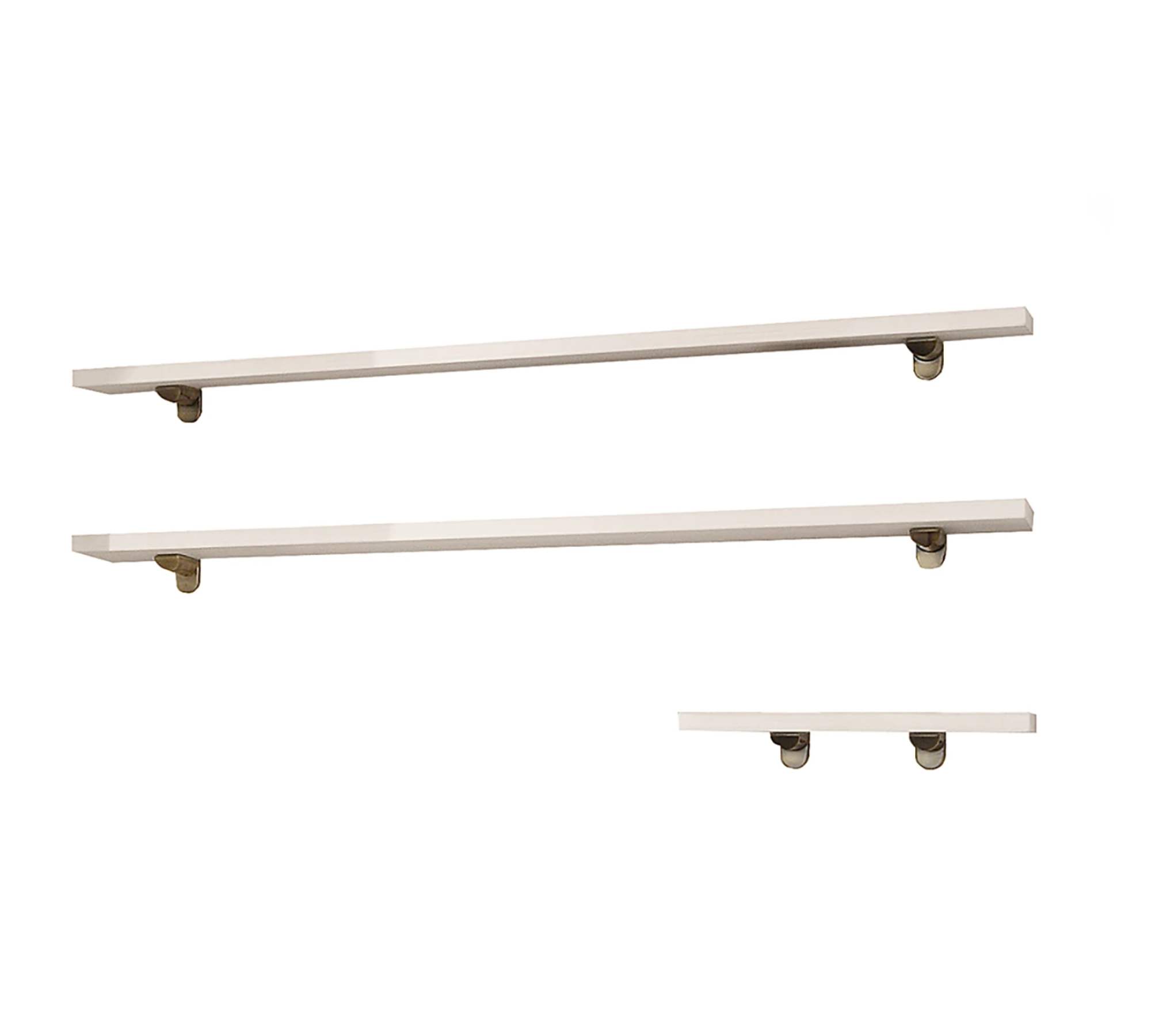 Wandboard Pinie Massivholz Creme 80 cm
