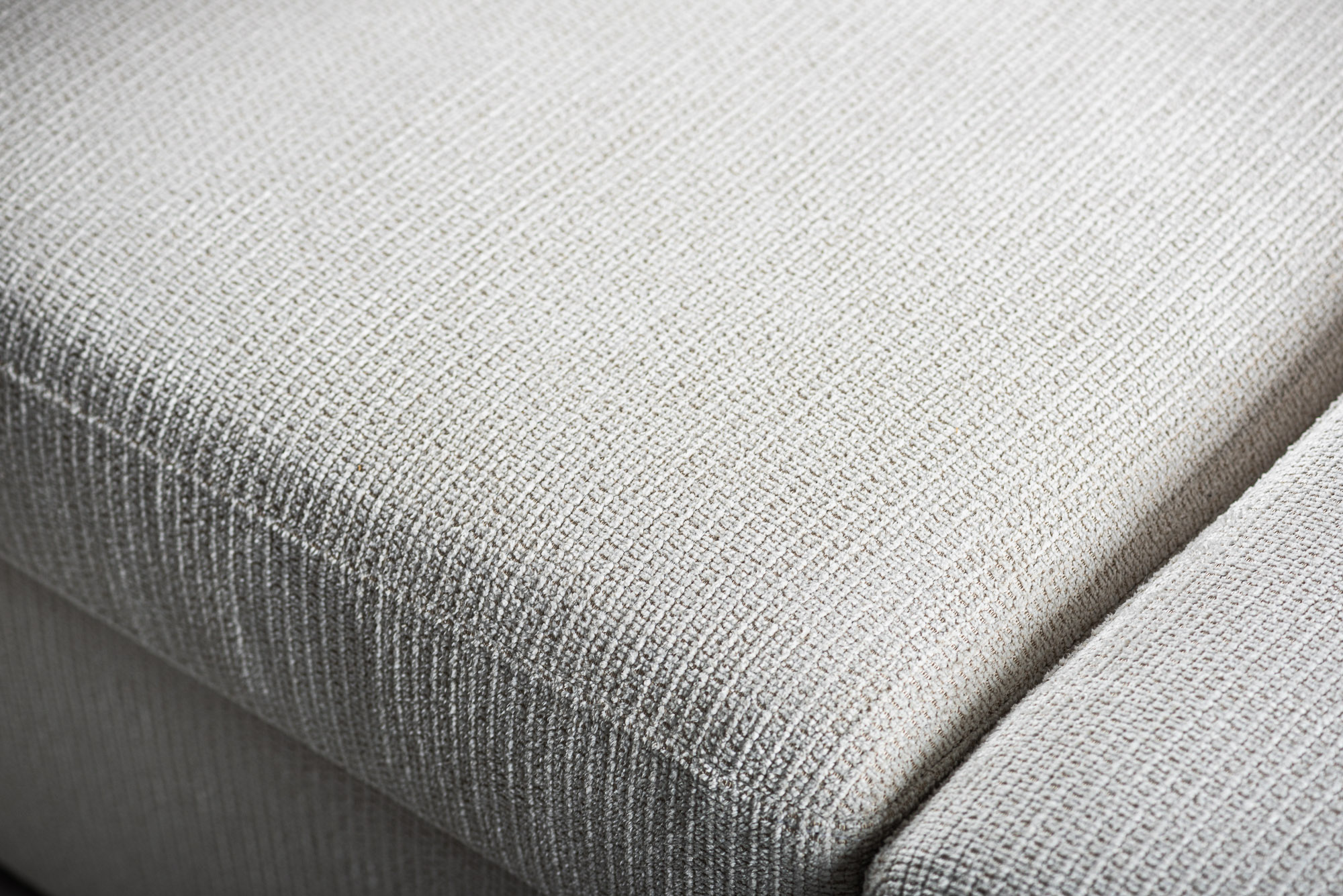 Sofa 3-Sitzer Chaiselongue Rechts Links Stoff Beige