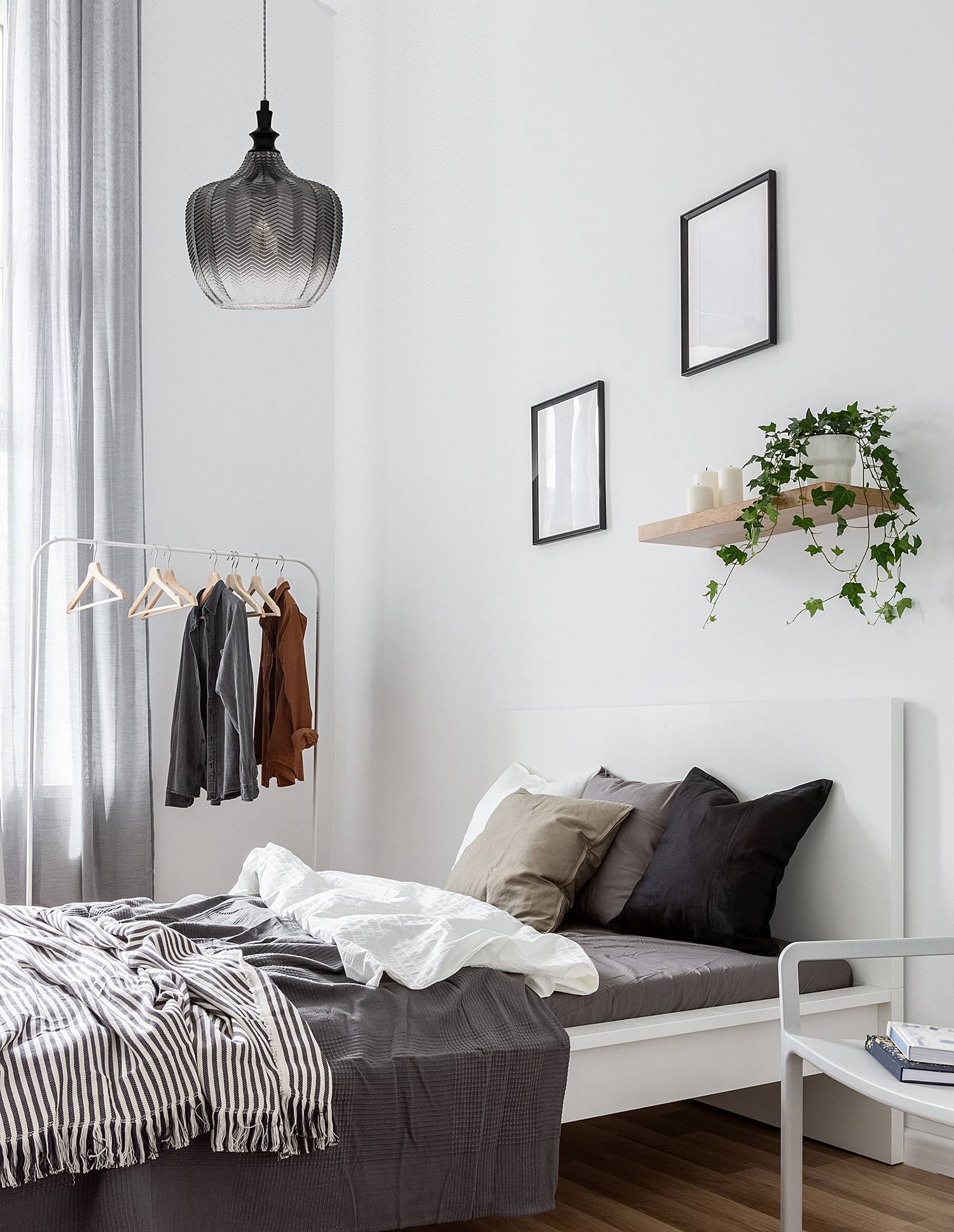 Pendant lamp Loni Black